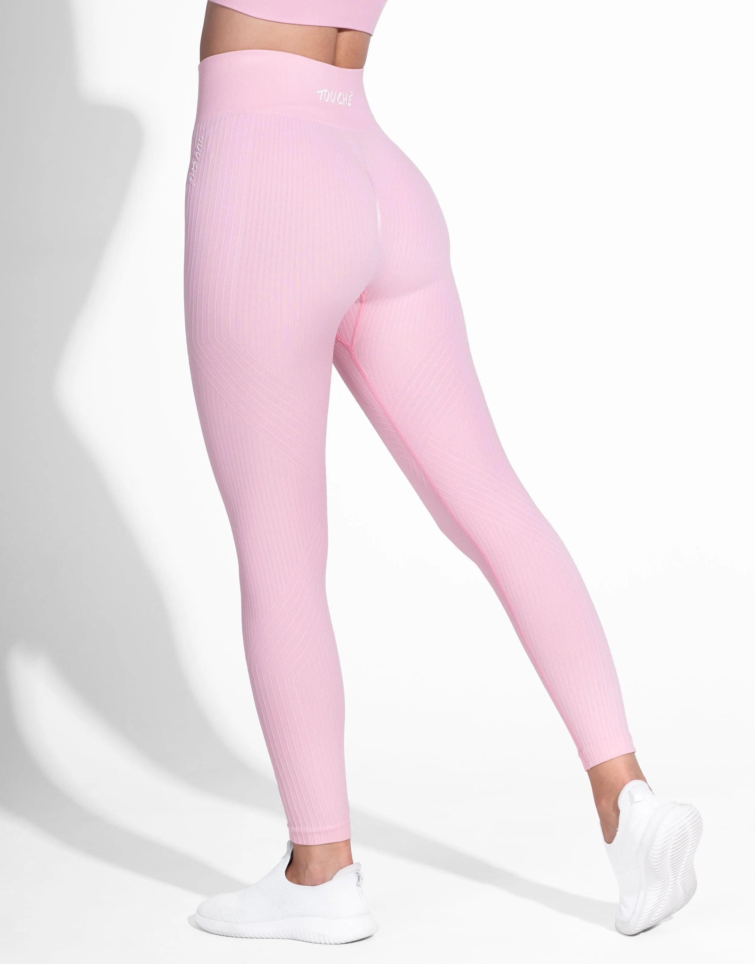 Solid Color Power Fit CUTE PINK SEAMLESS