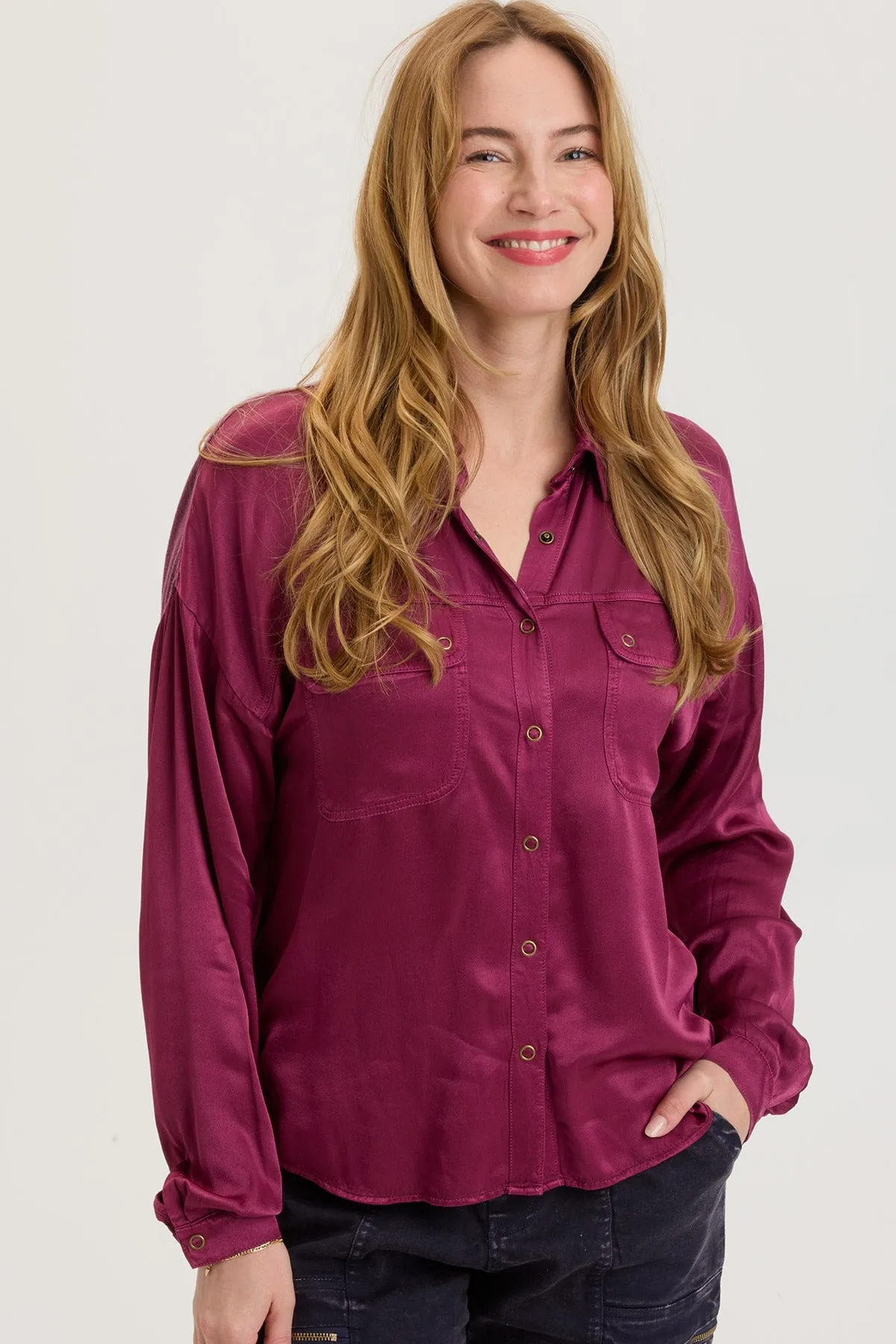 Comfort waistband Baris Snap-Up