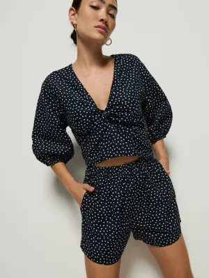Sustainable Manufacturing Gym Safe Celeste Blouse