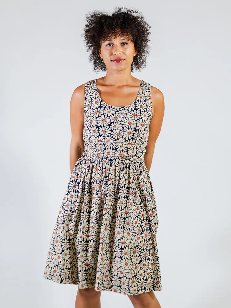 Ultraviolet Protection Universal Clasp Mechanism Asheville Dress - Matisse Navy