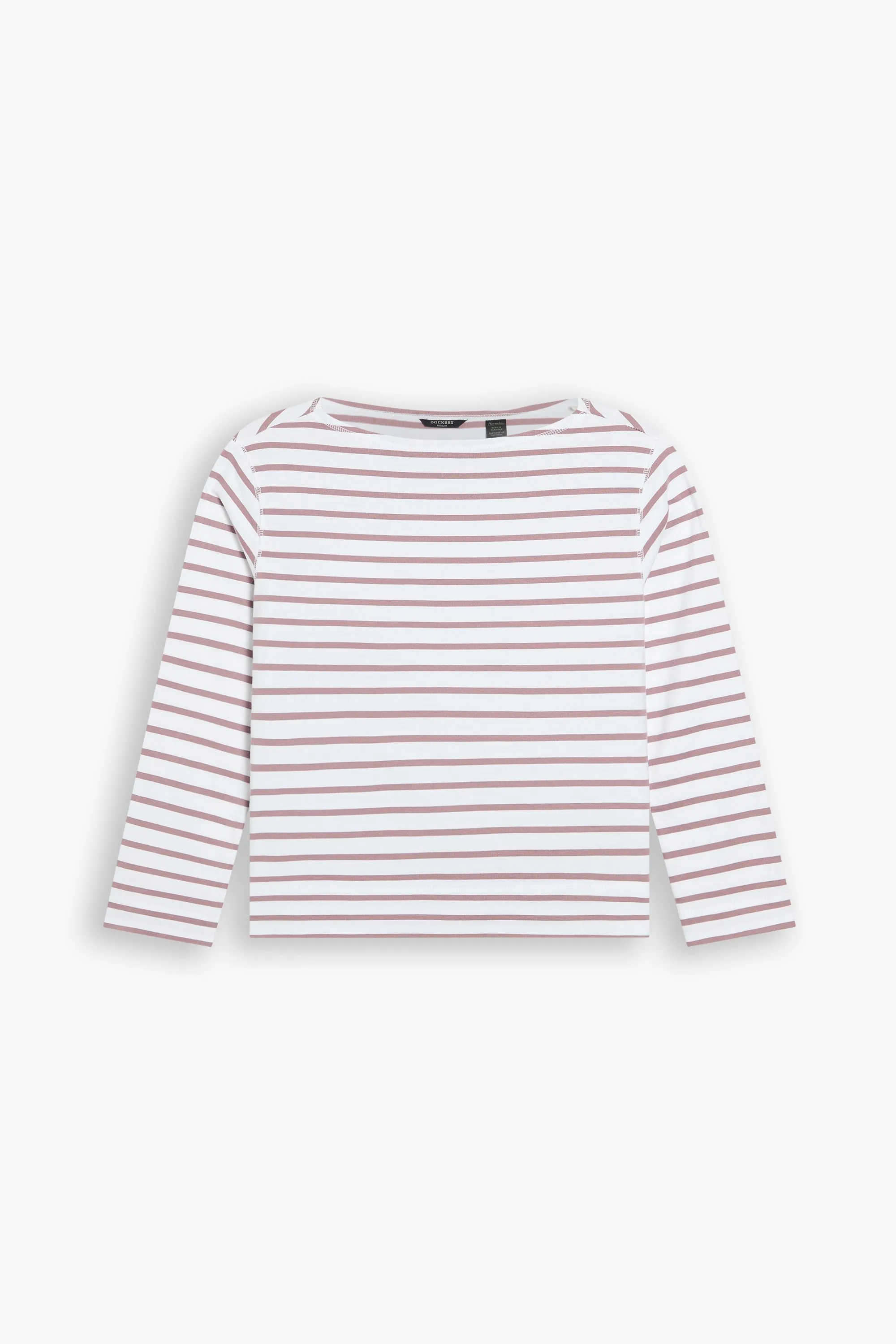 Boatneck Tee, Regular Fit WrinkleFreeFabric