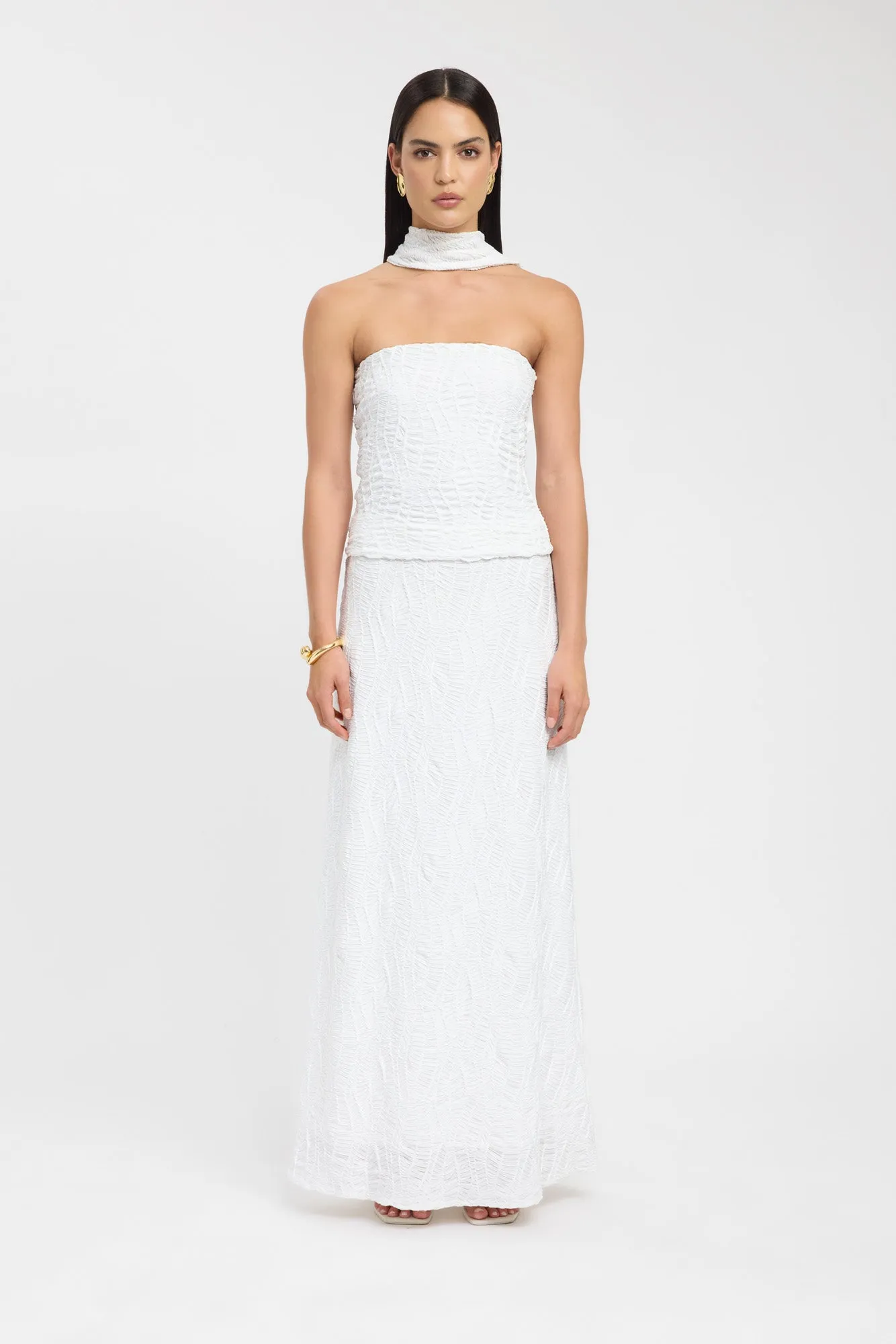 Fifi Maxi Skirt Crisscross Back