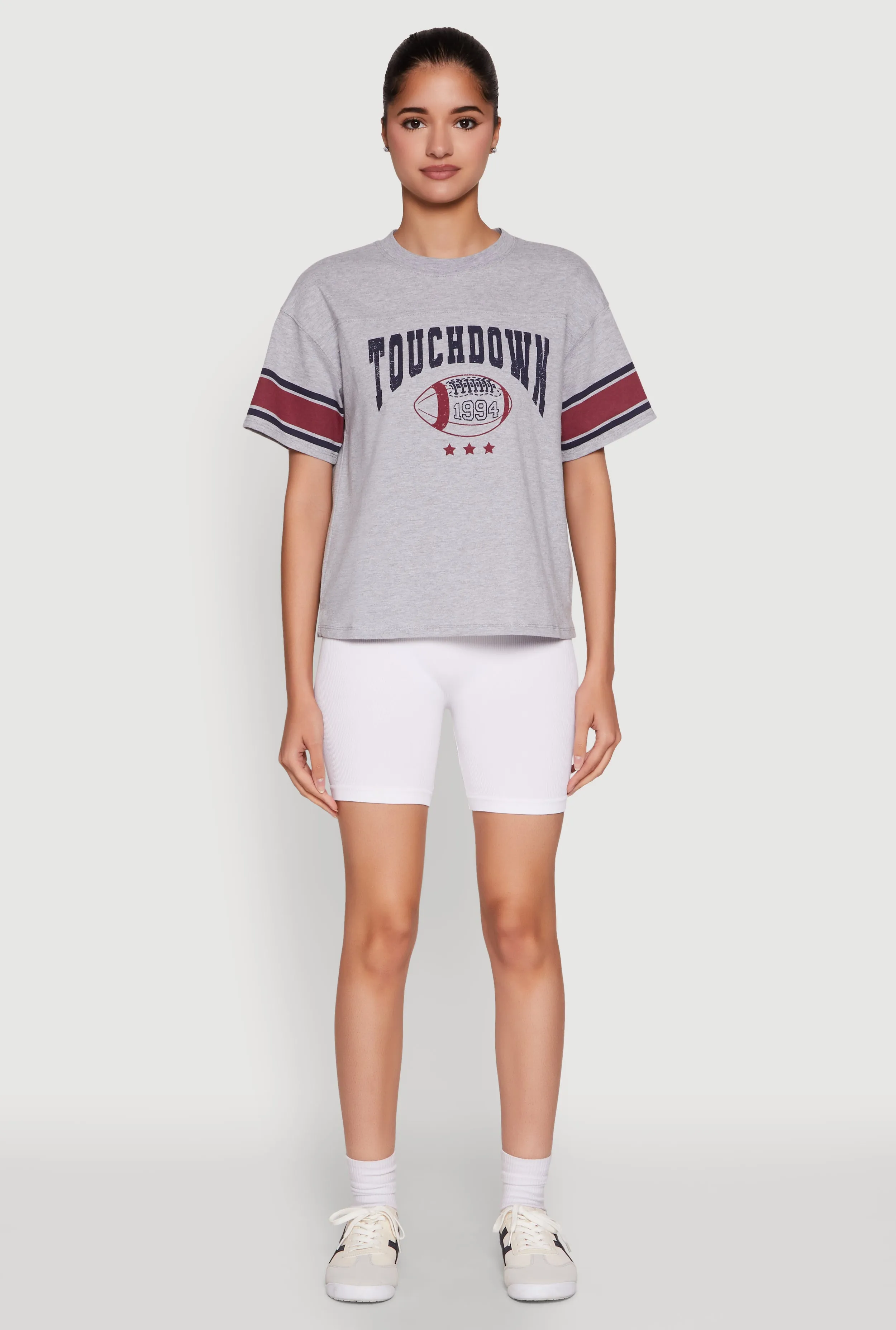 Classic Wardrobe High-Quality Cotton Almost Famous Graphic Varsity T Shirt