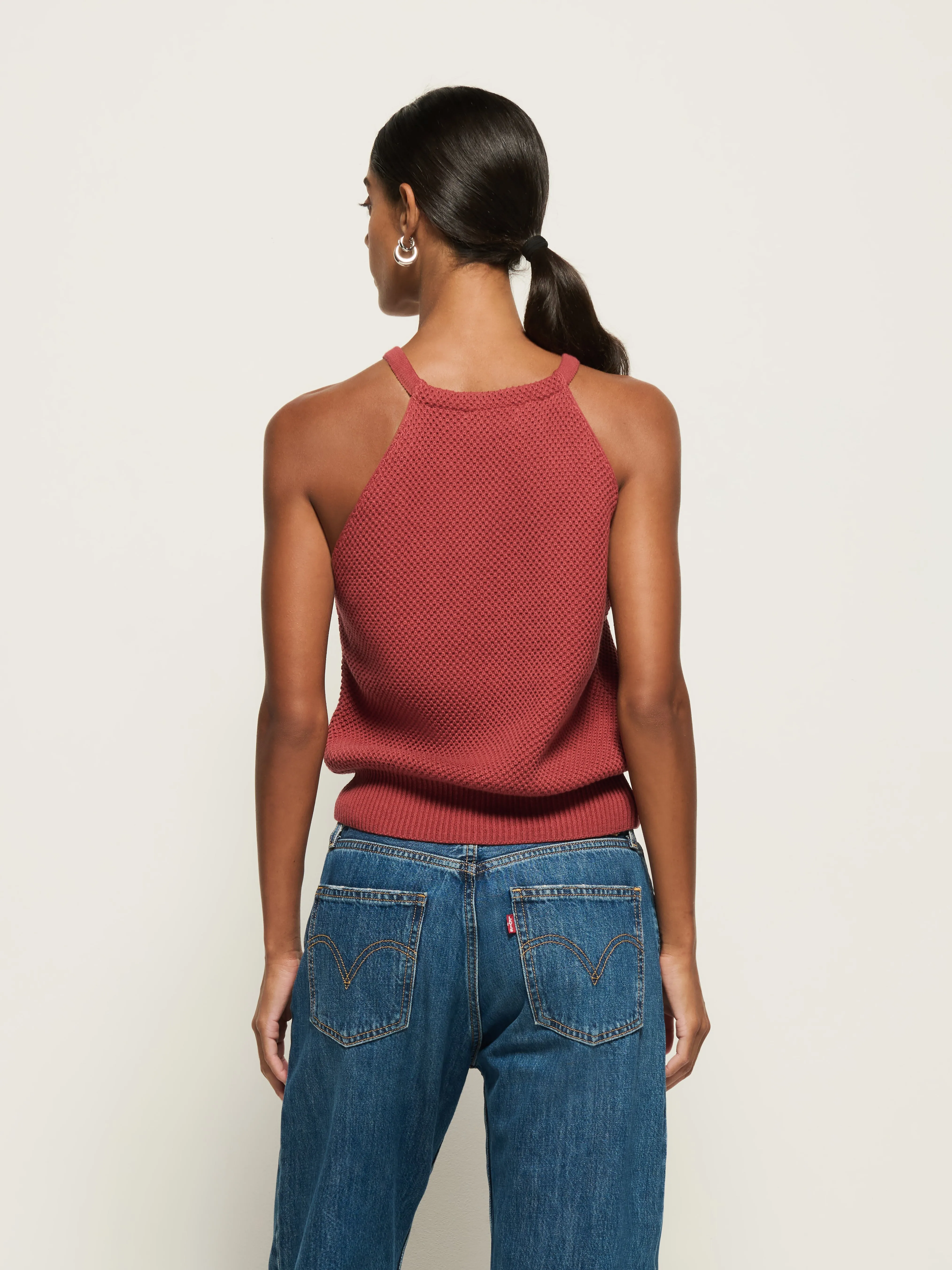 Hero Fit Auburn Sweater Tank