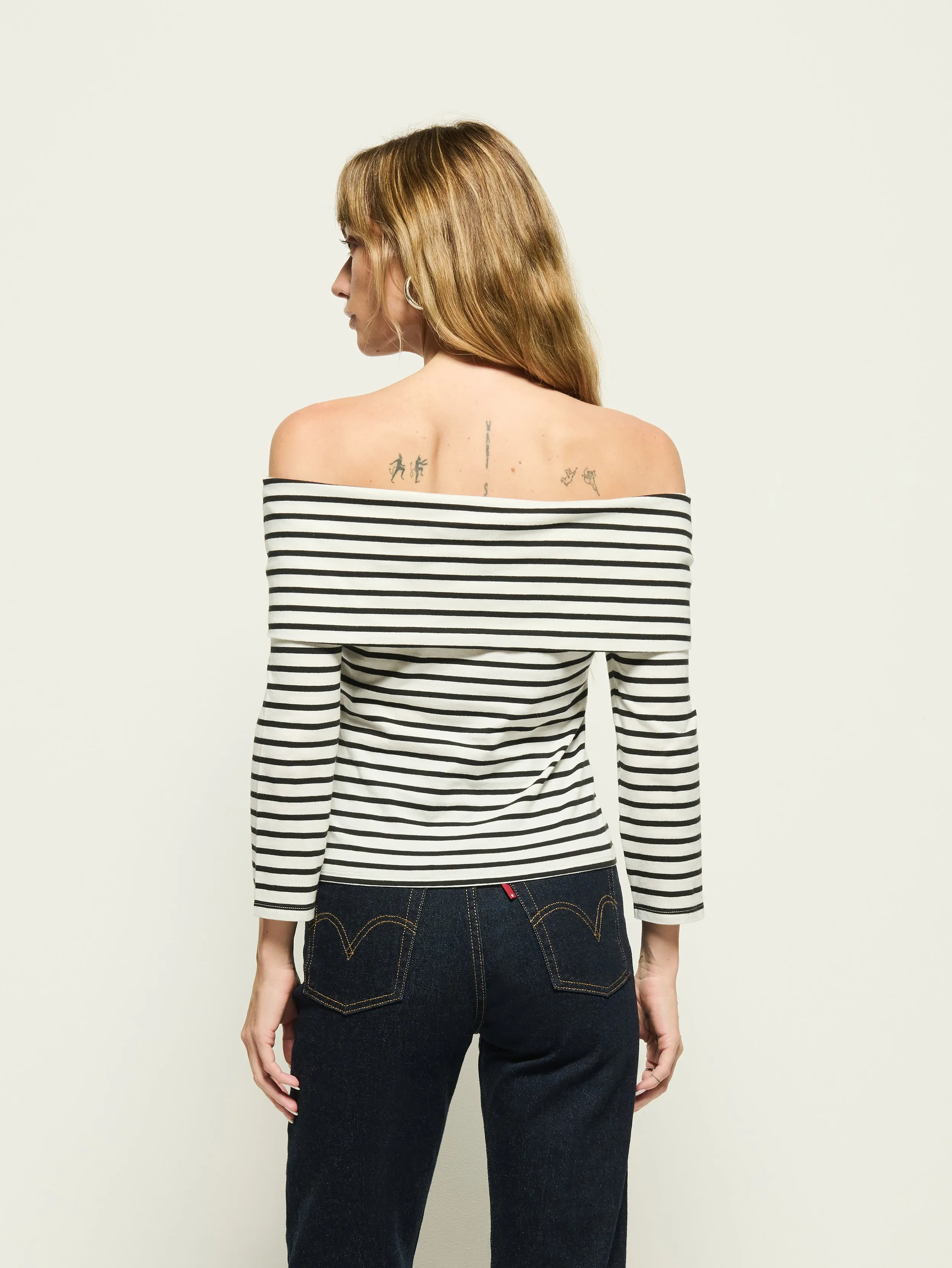 Alexi Off Shoulder Mom Soft PunctureResistant Fabric