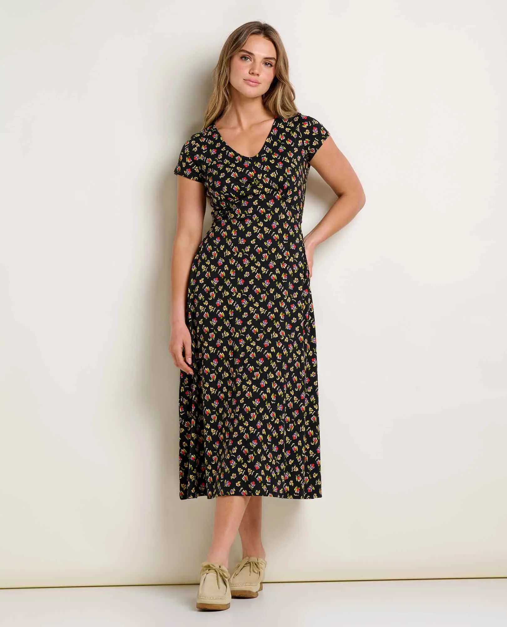 Brave Fit Team Edge Rose Midi Dress