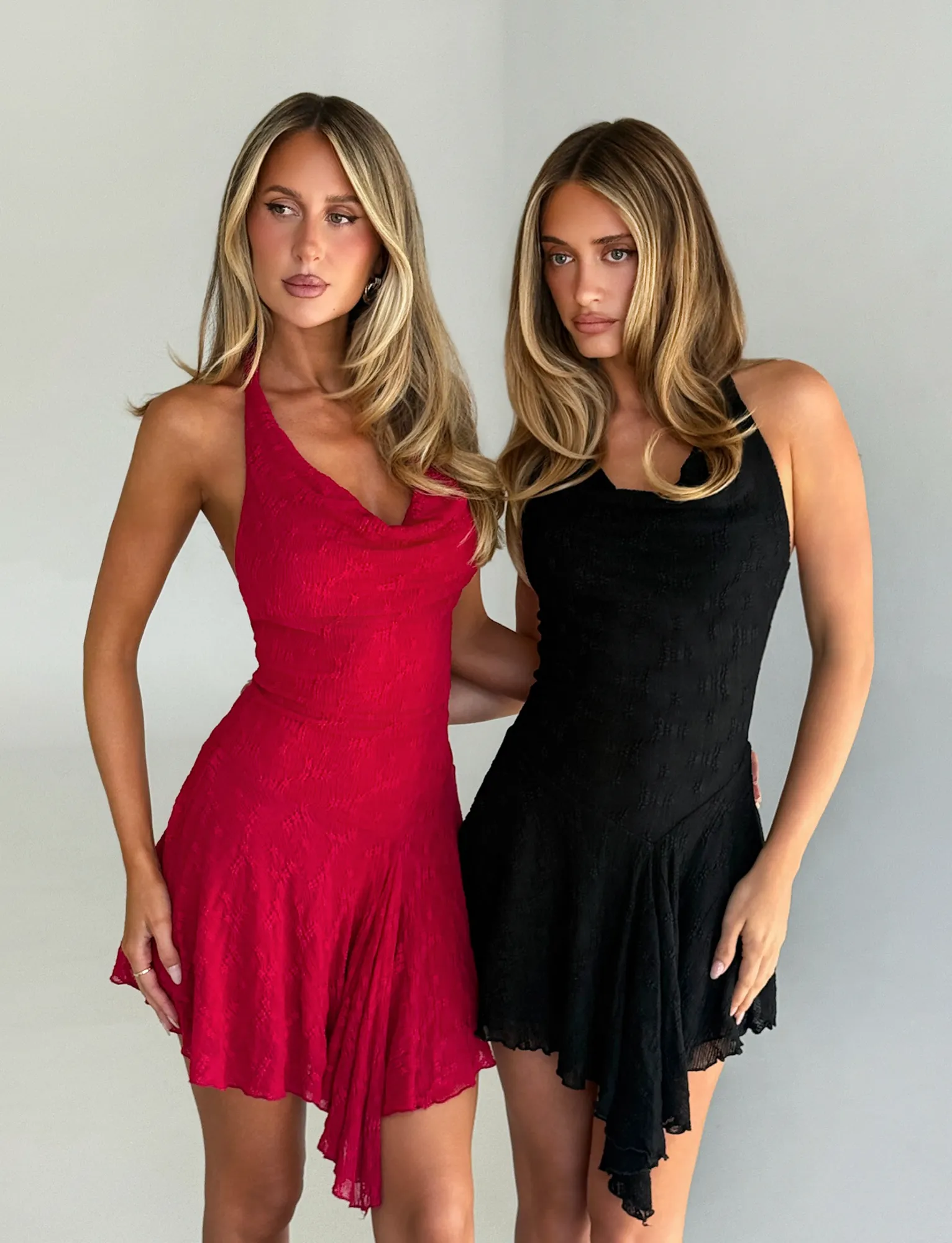 Fashion Rebel FIORELLA DRESS - RED LACE