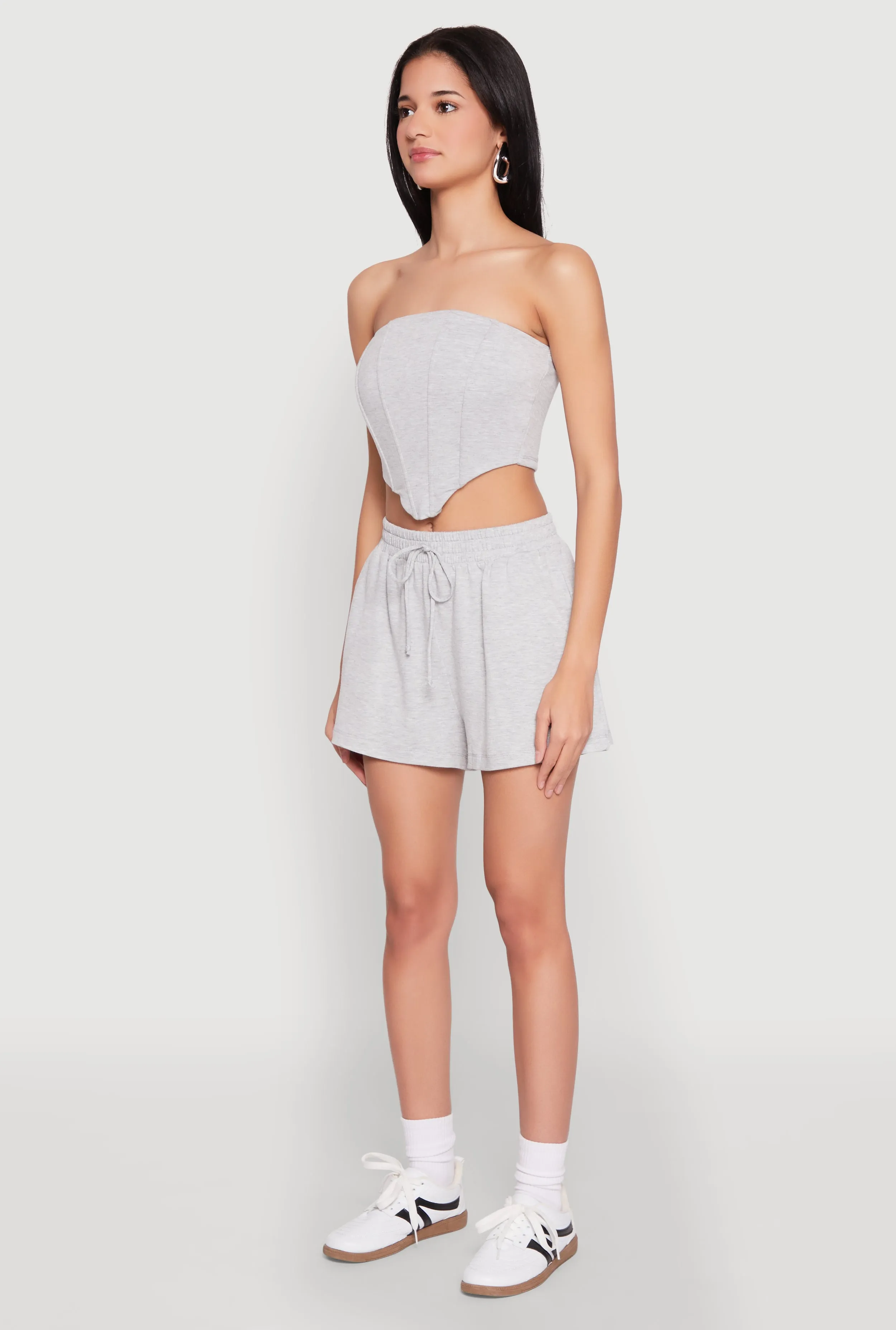 Fastening Closure Side Pocket Sweatshorts