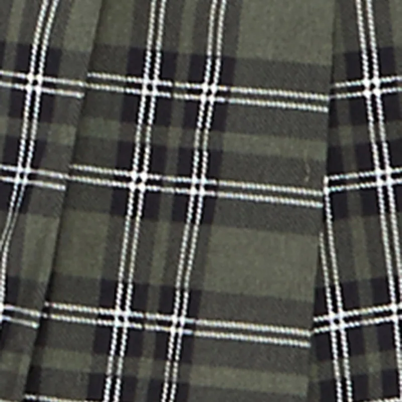 Foldable Design Dust Proof Fabric Madden Girl Belted Pleated Mini Skirt