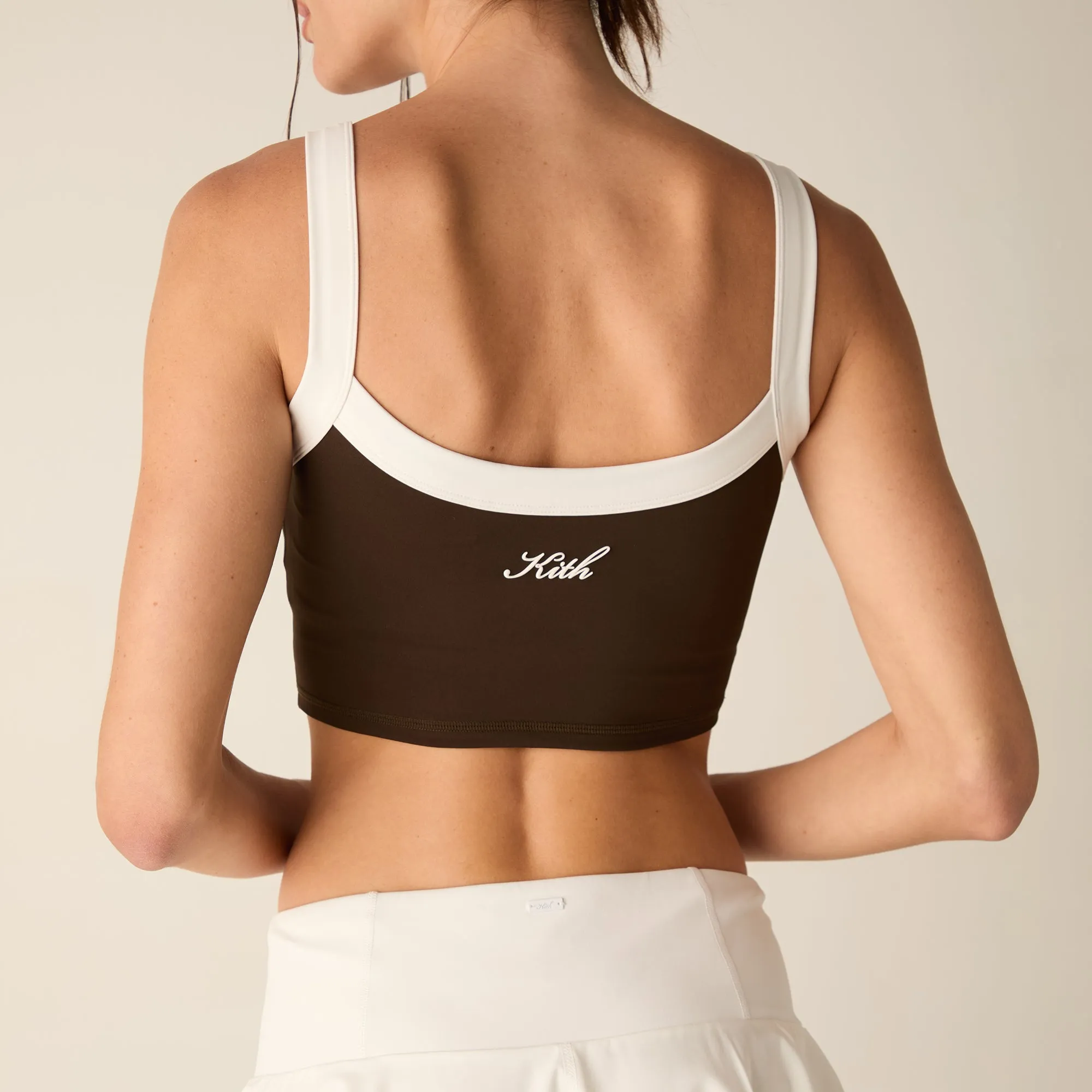 Kith Women Blocked Terra Active Tank - Derby Moisture control Sustainability - focused