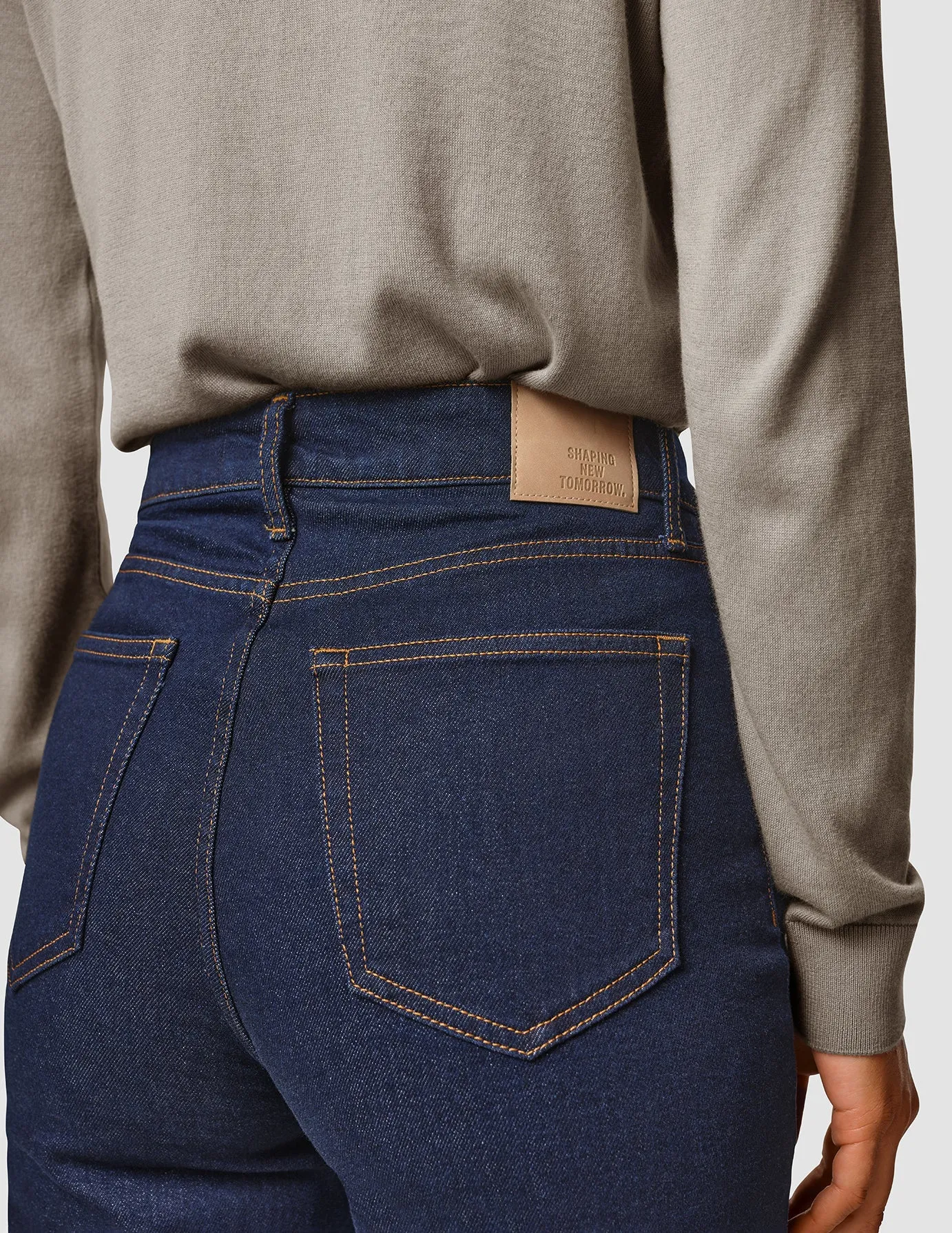 Reliable Layer Jeans Straight Fit Dark Blue