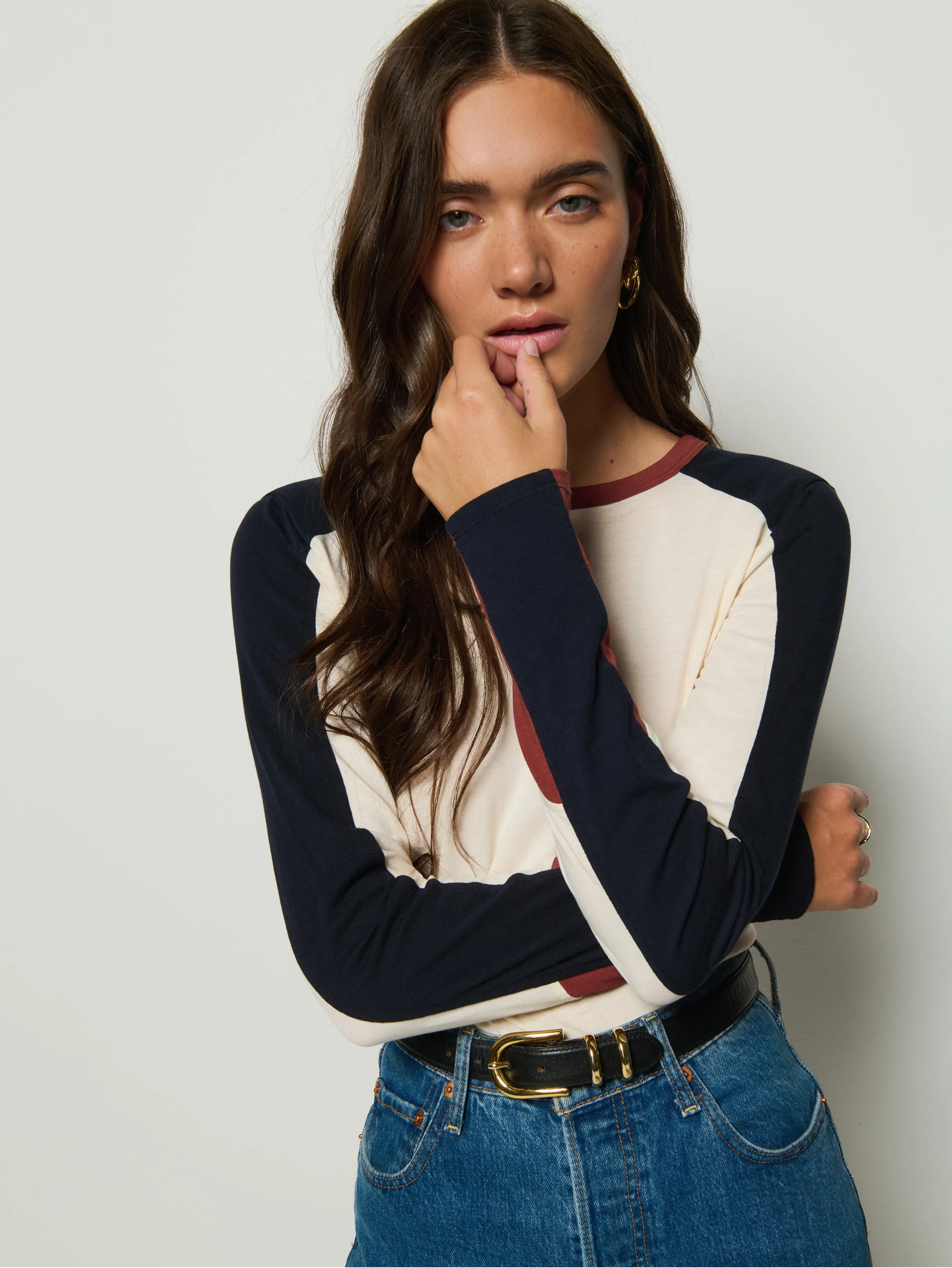 Carmen Colorblock Tee Recycled Polyester
