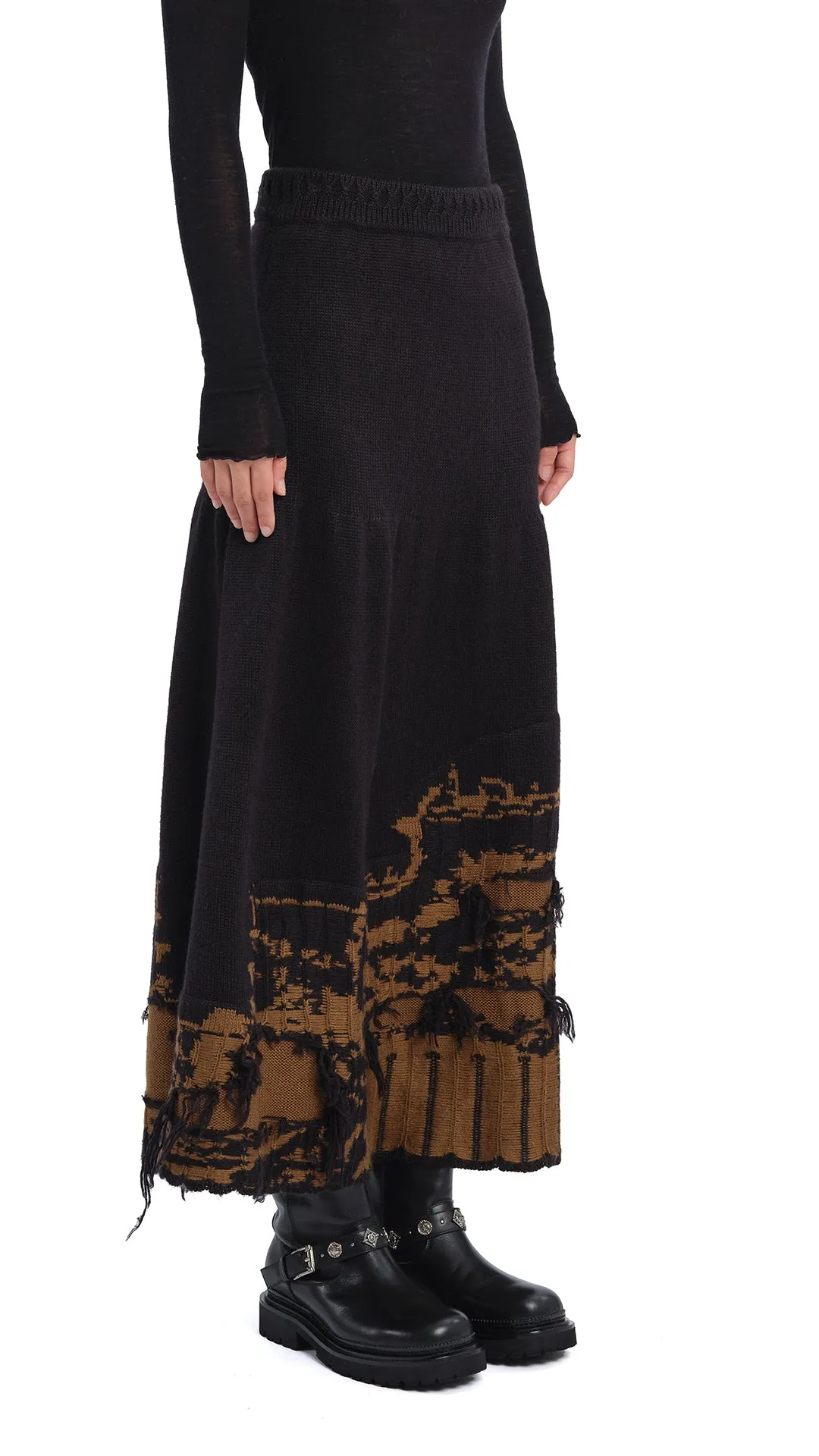 Queen Sisi Knitted Skirt Trendy Outfit