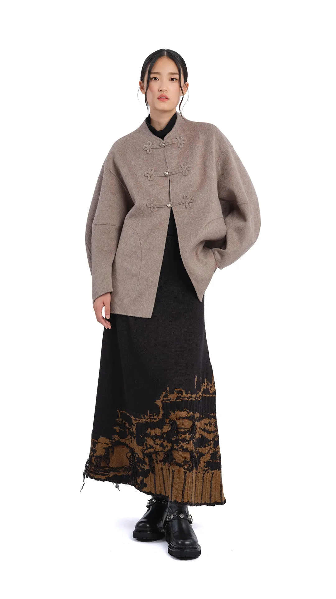 Queen Sisi Knitted Skirt Outfit Moodboard