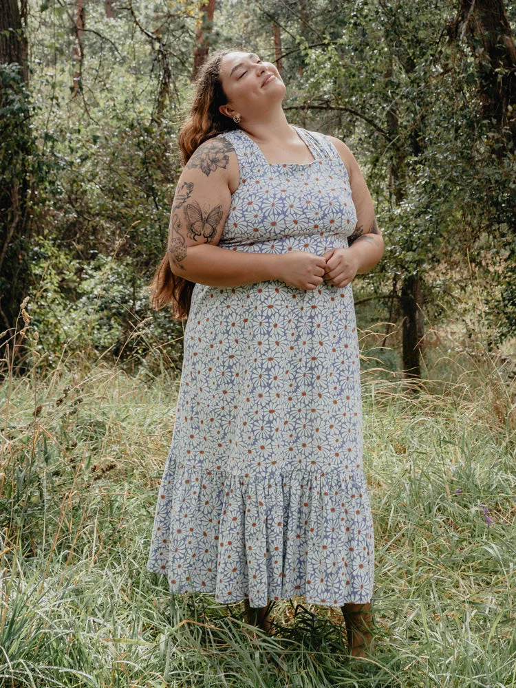 Thermal Insulation StaticFree Lining Opal Plus Size Dress - Matisse Periwinkle
