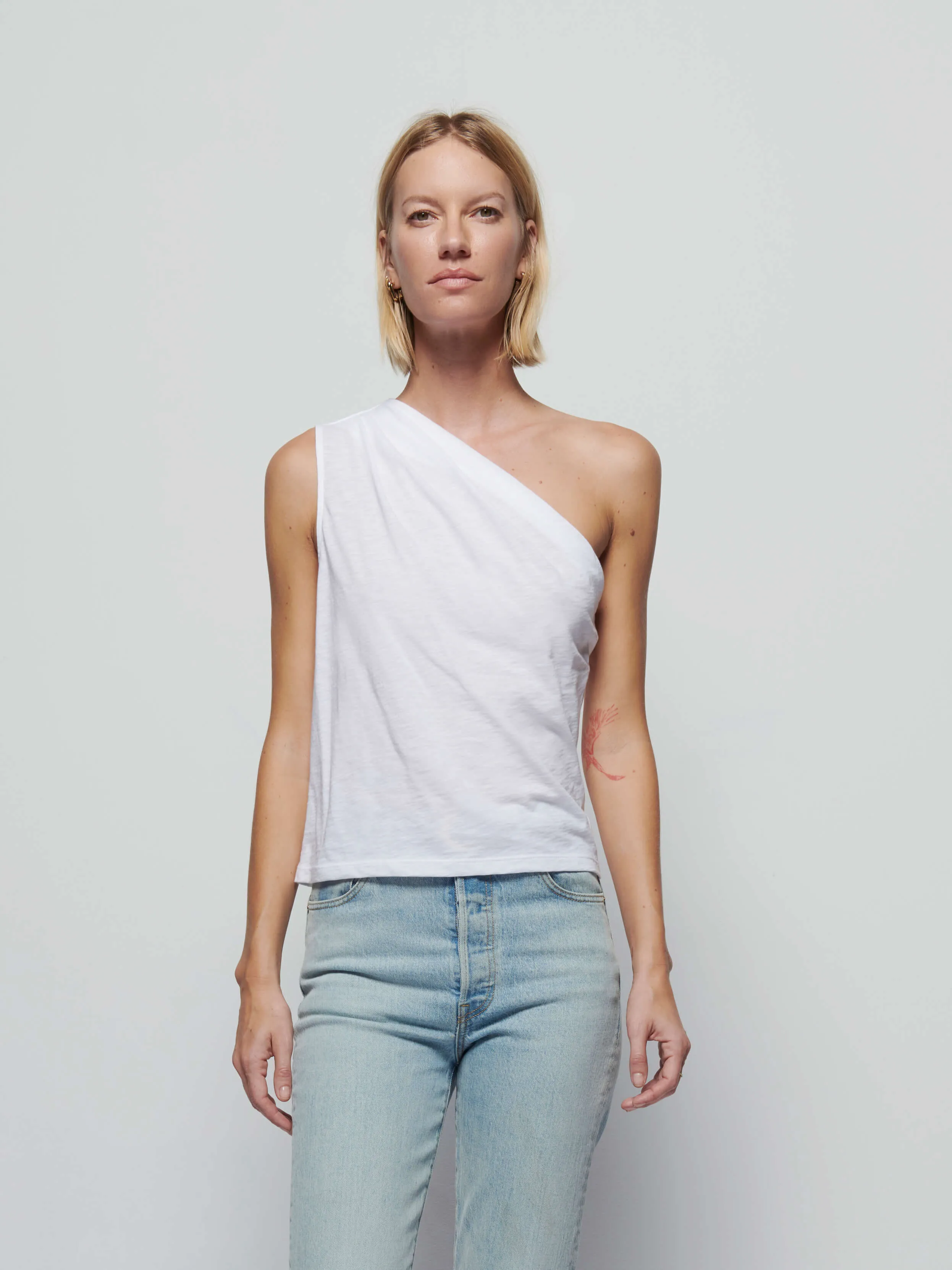 Emberly One Shoulder Top Daily Style Clear Glow