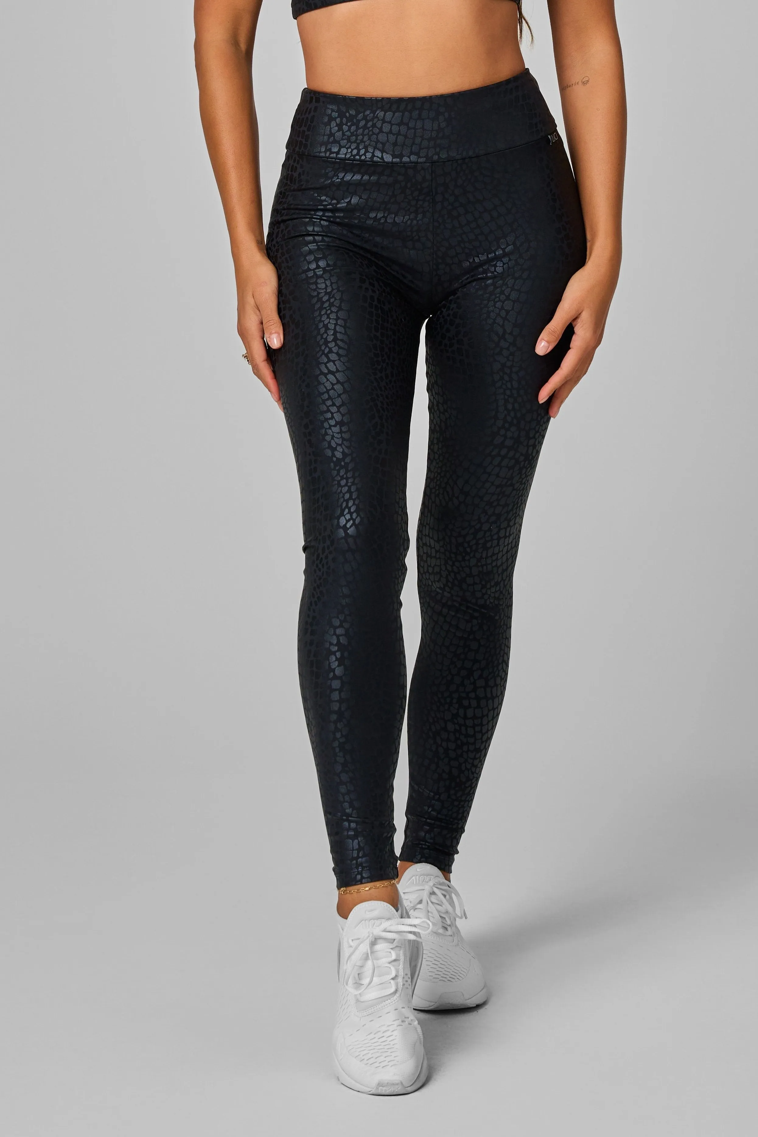 Luxe Regular Legging Shine Mood HighCollared Design