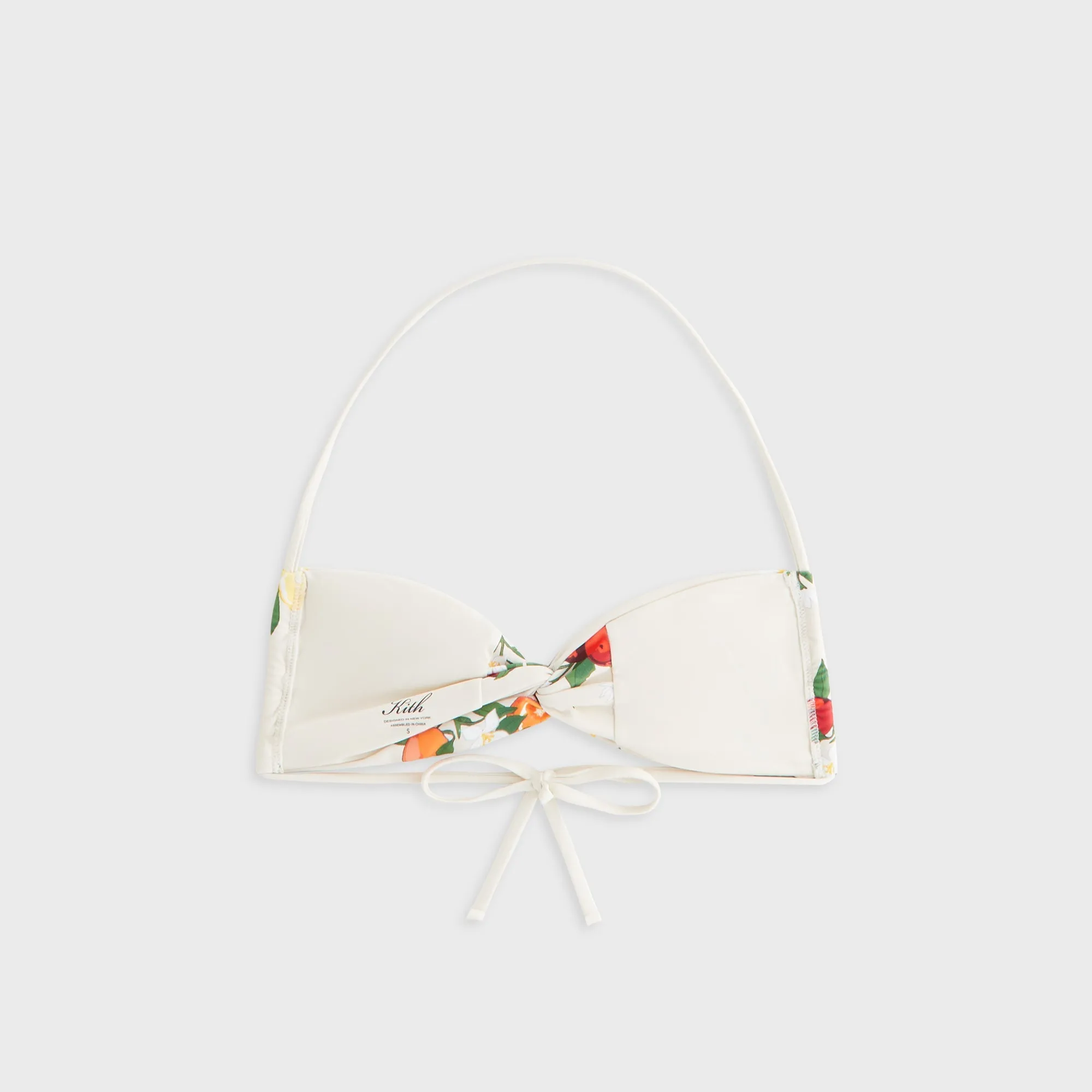Multi Hook Closure Quick Drainage Weave Kith Women Mara Citrus Tie Top - Waffle