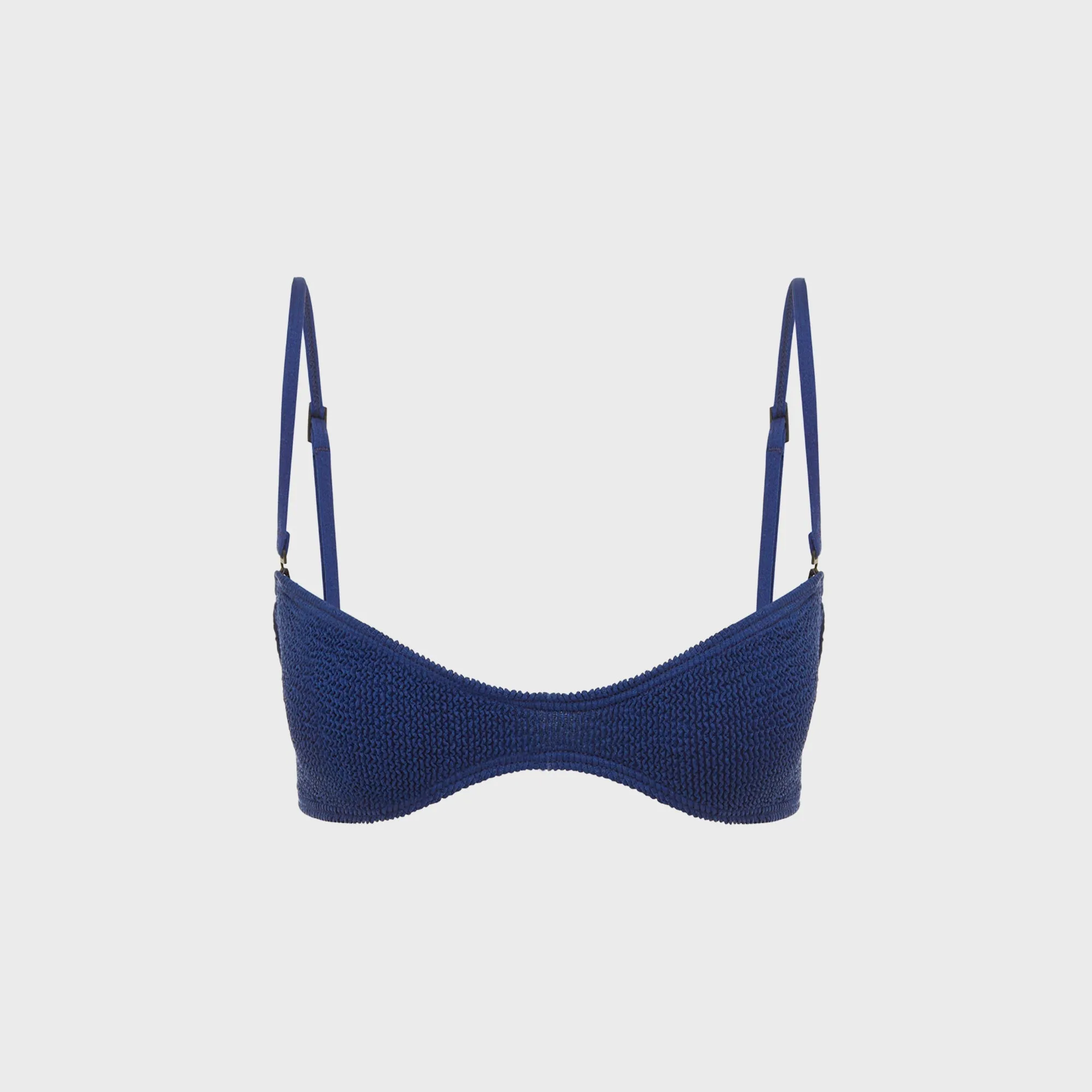 Bond Eye Layla Crop Bikini Top - Midnight Shimmer Reinforced Seams