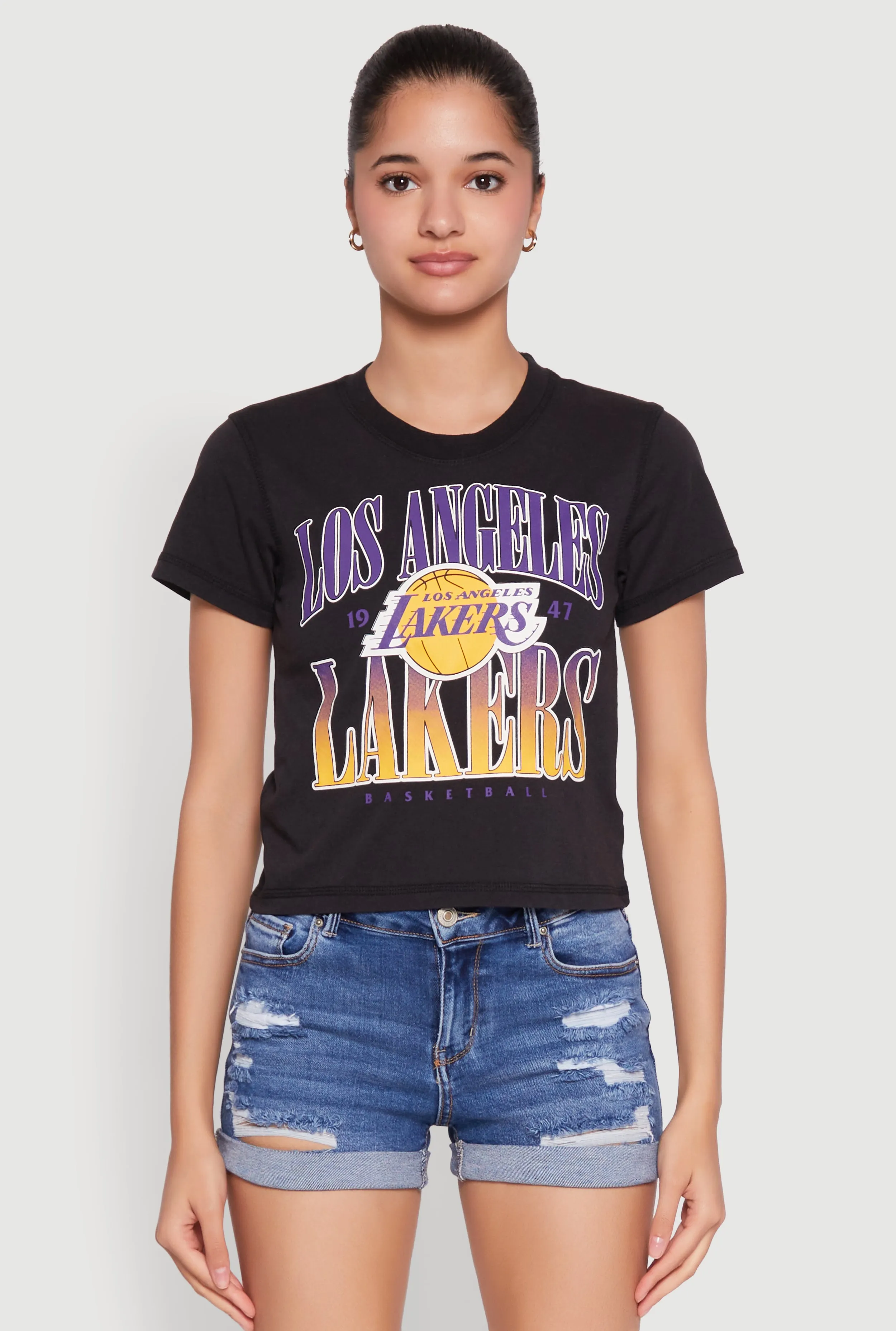 Light Outfit NBA Los Angeles Lakers Graphic Tee