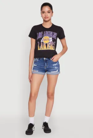 NBA Los Angeles Lakers Graphic Tee Quick Dry Technology Trendy Wear