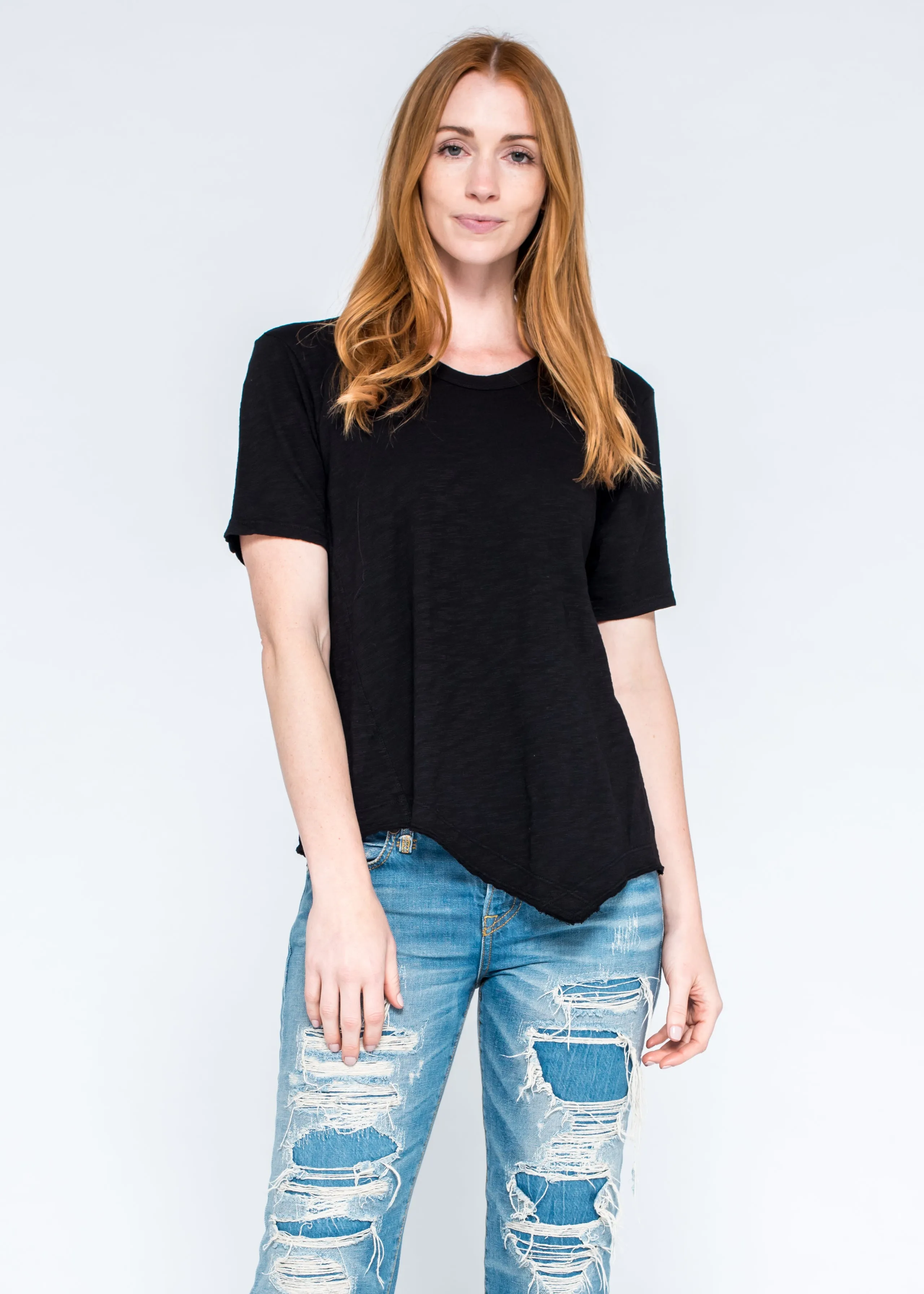 WindResistantWeave Baby Tee Twisted Crew