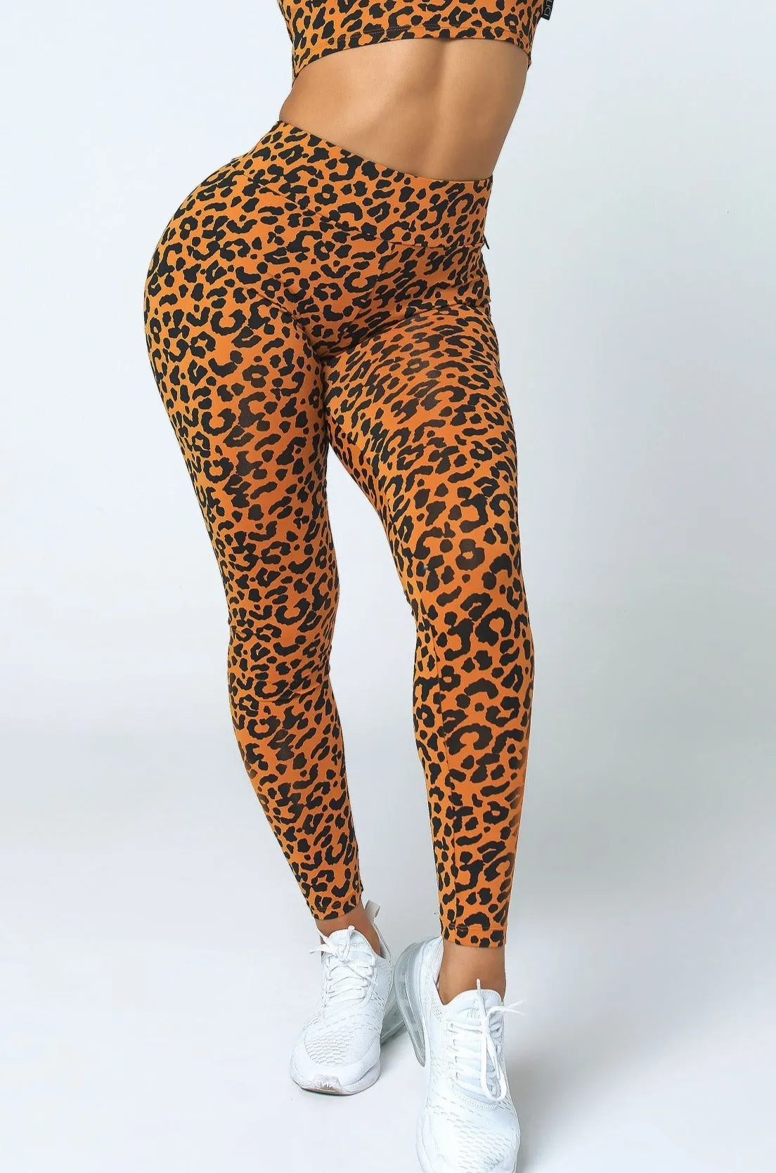 Ventilation Panels Lavish High Waist Scrunch Legging