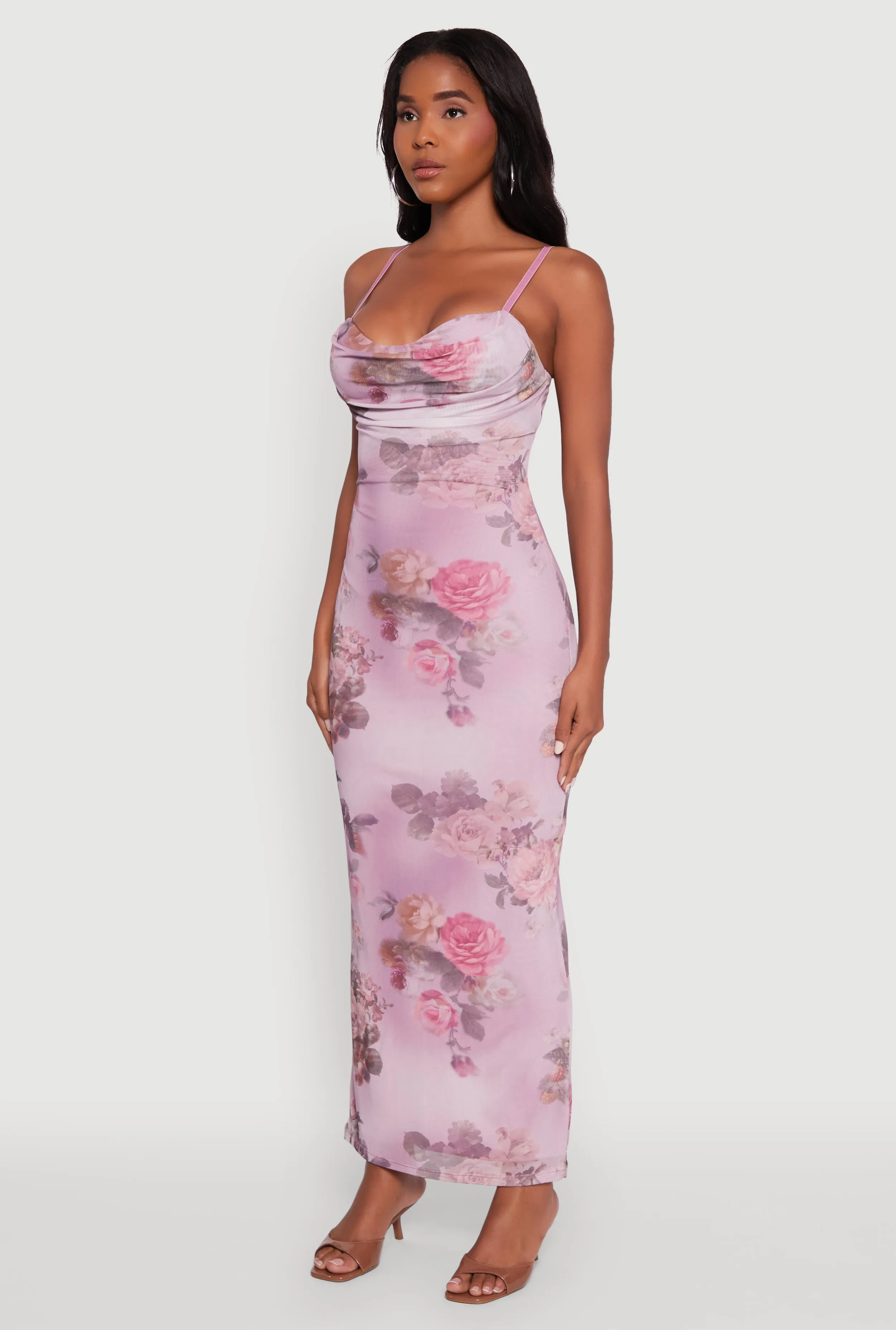 Weave Art Floral Mesh Padded Cup Sweetheart Bustier Dress