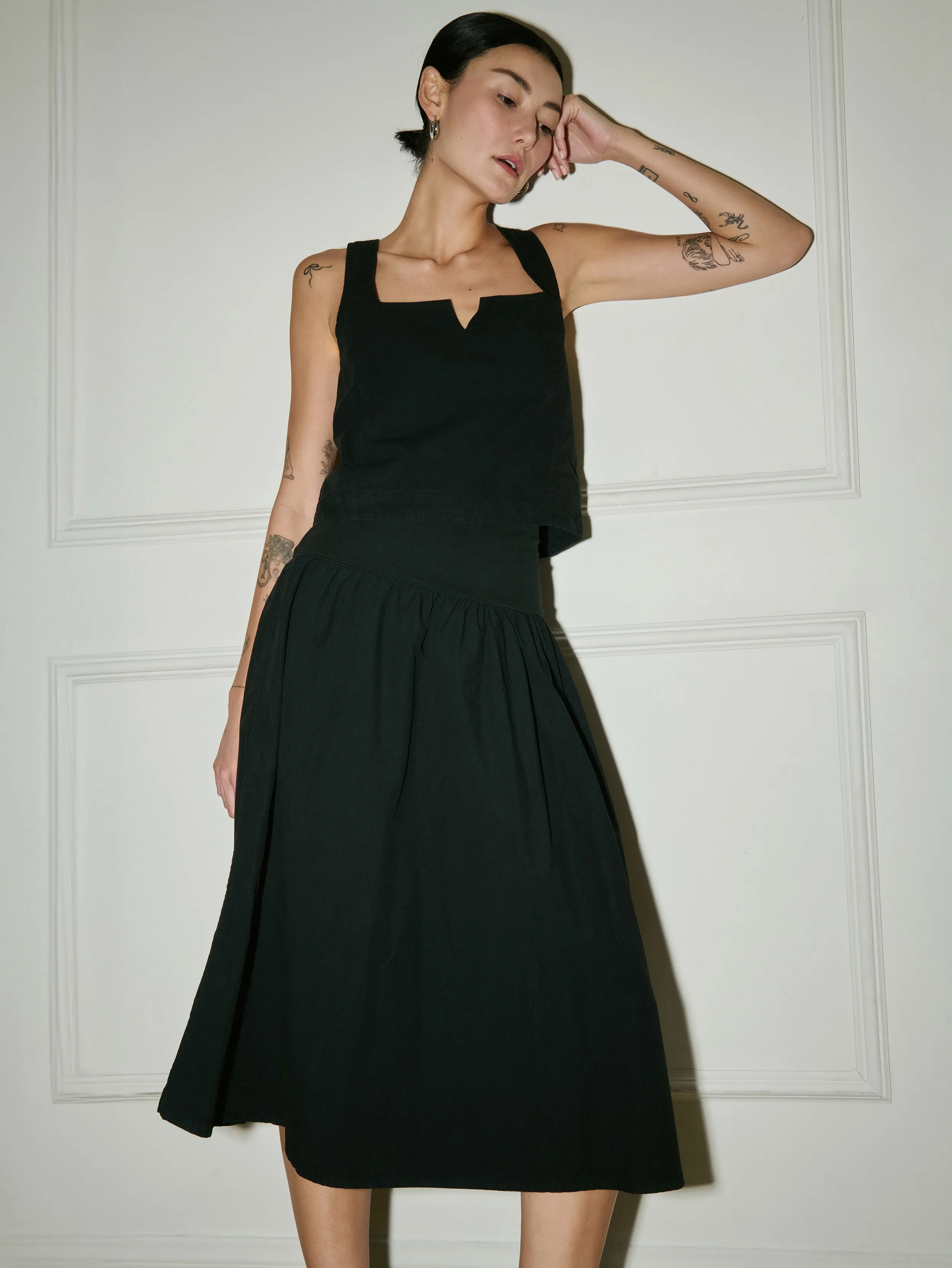 Ava Midi Skirt Screen Core