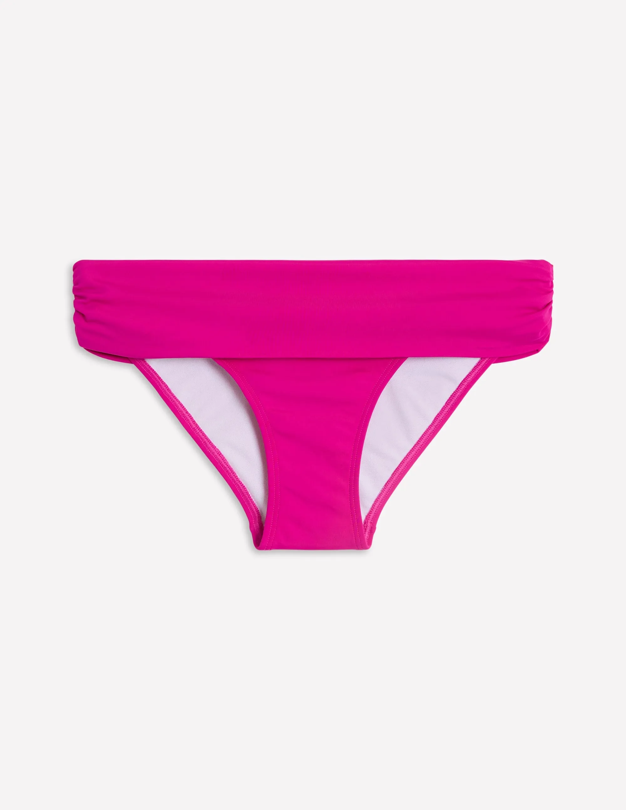 Long Last Shape Classic Fold Bikini Bottoms-Jewel Pink