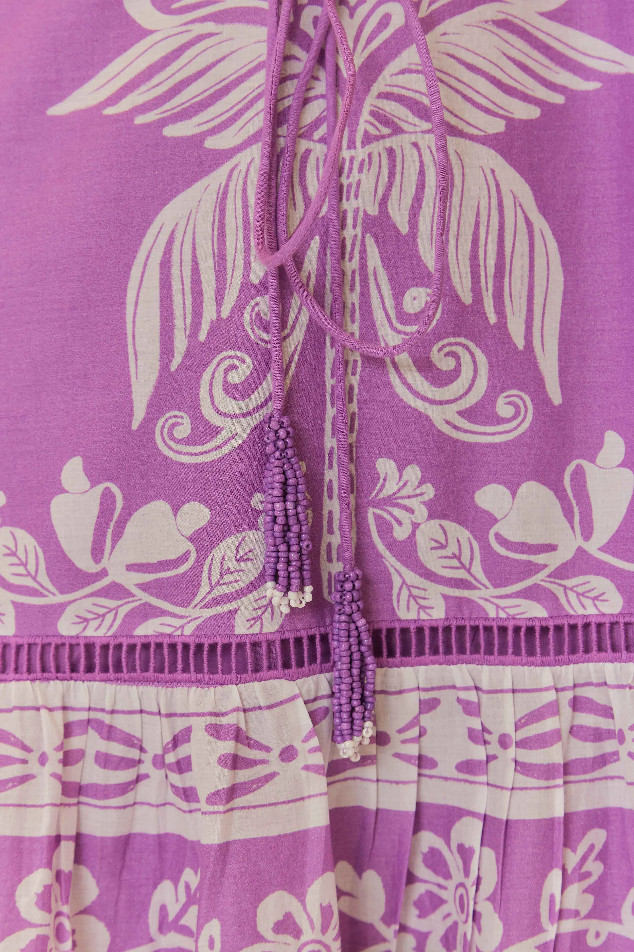 Lilac Sweet Garden Mini Dress Fast Life Youthful Fashion