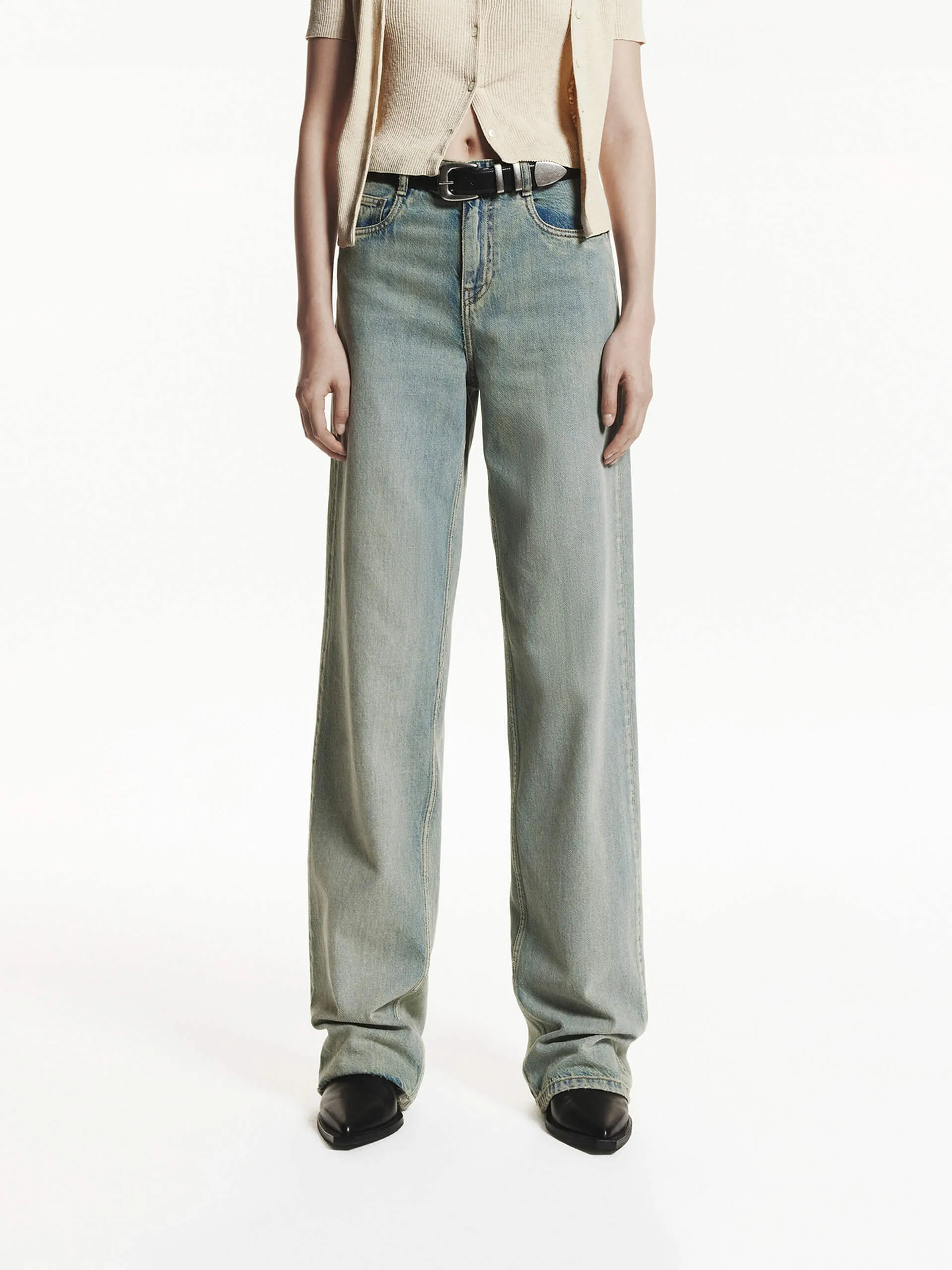 Cool Weather Straight Leg Vintage Jeans