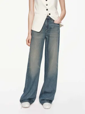 Outdoor Adventure Stylish Vintage Lightweight Jeans