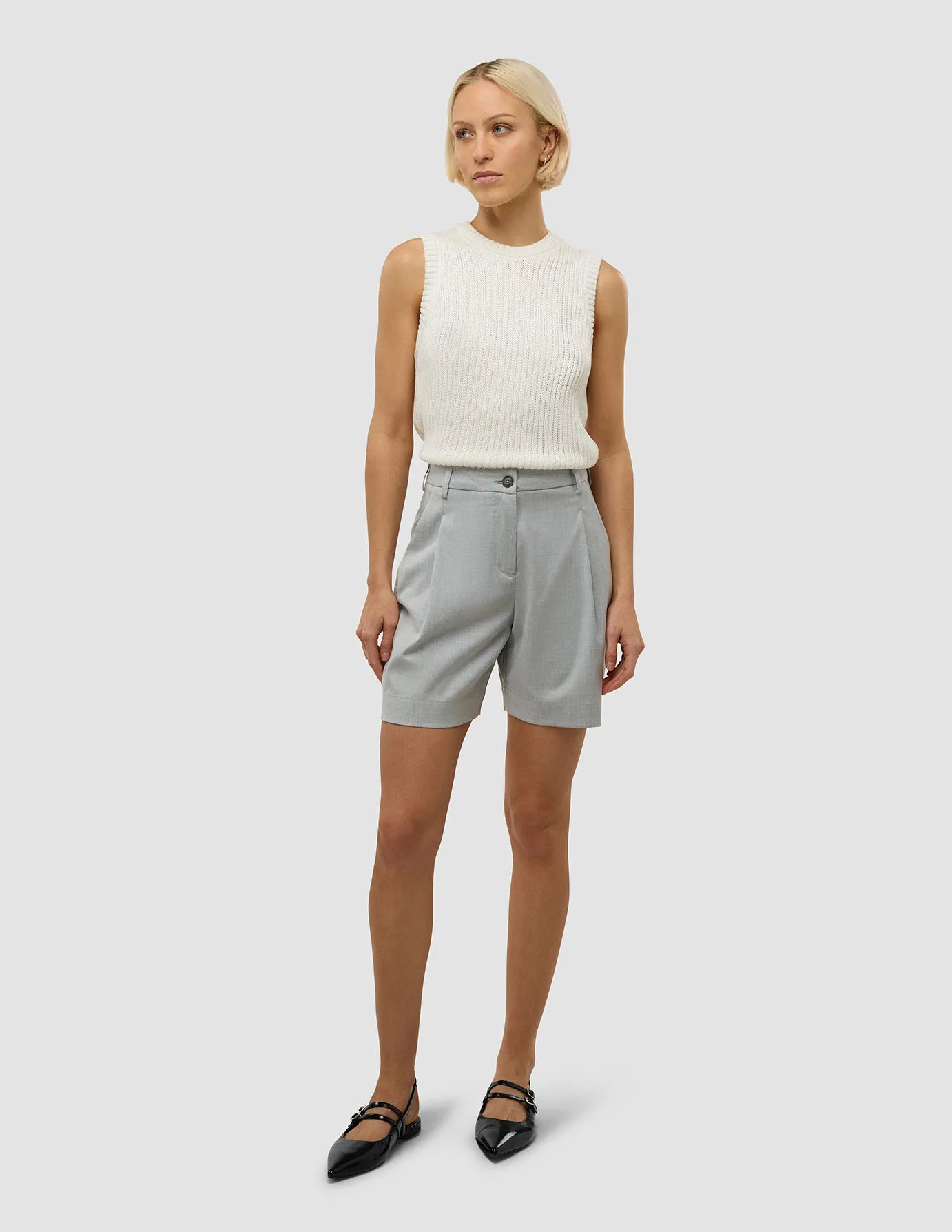 Women's Skye Shorts Grey Pine Melange BreathableWebbing