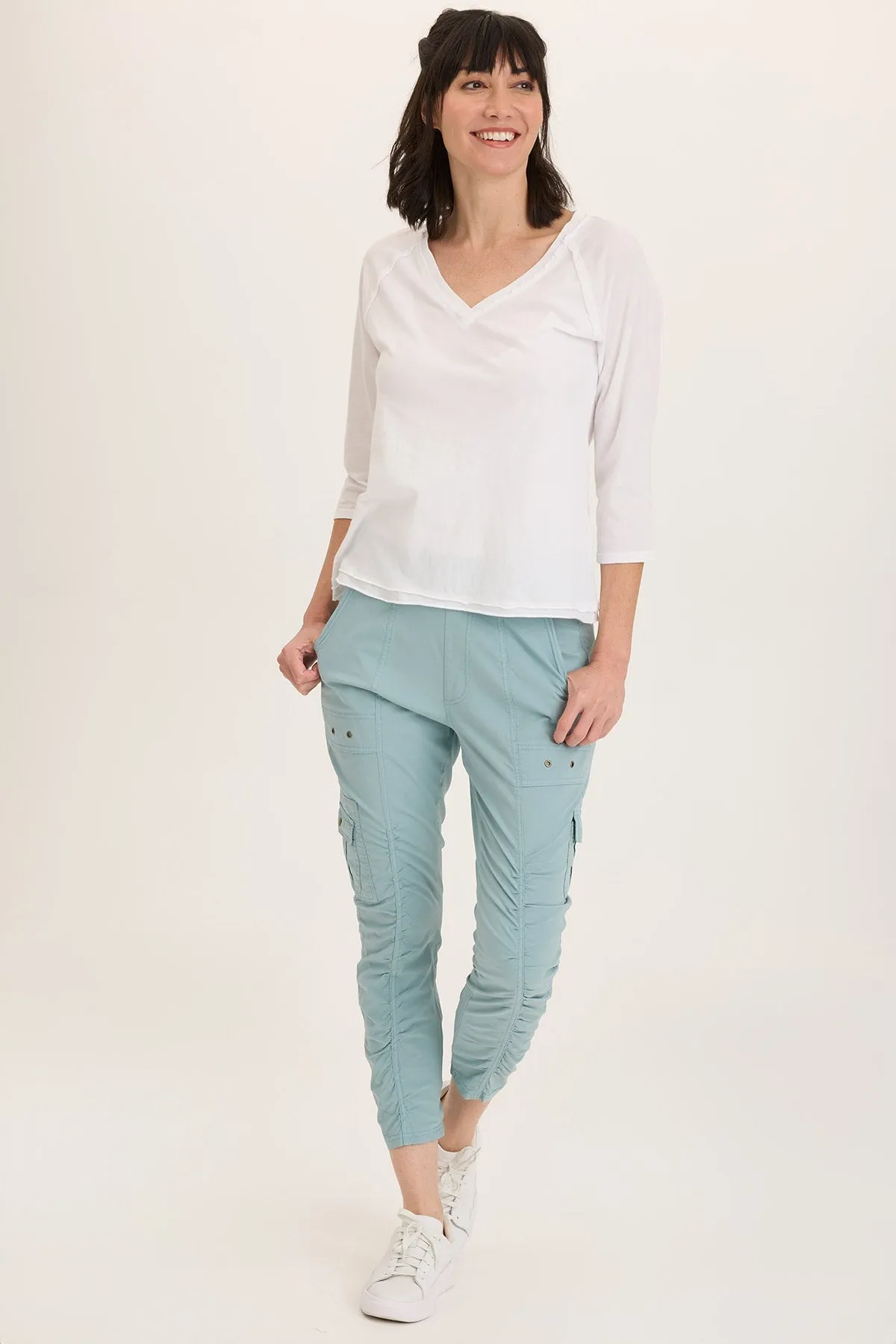 Team Edge Maven Jersey 3/4-Sleeve V-Neck Tee