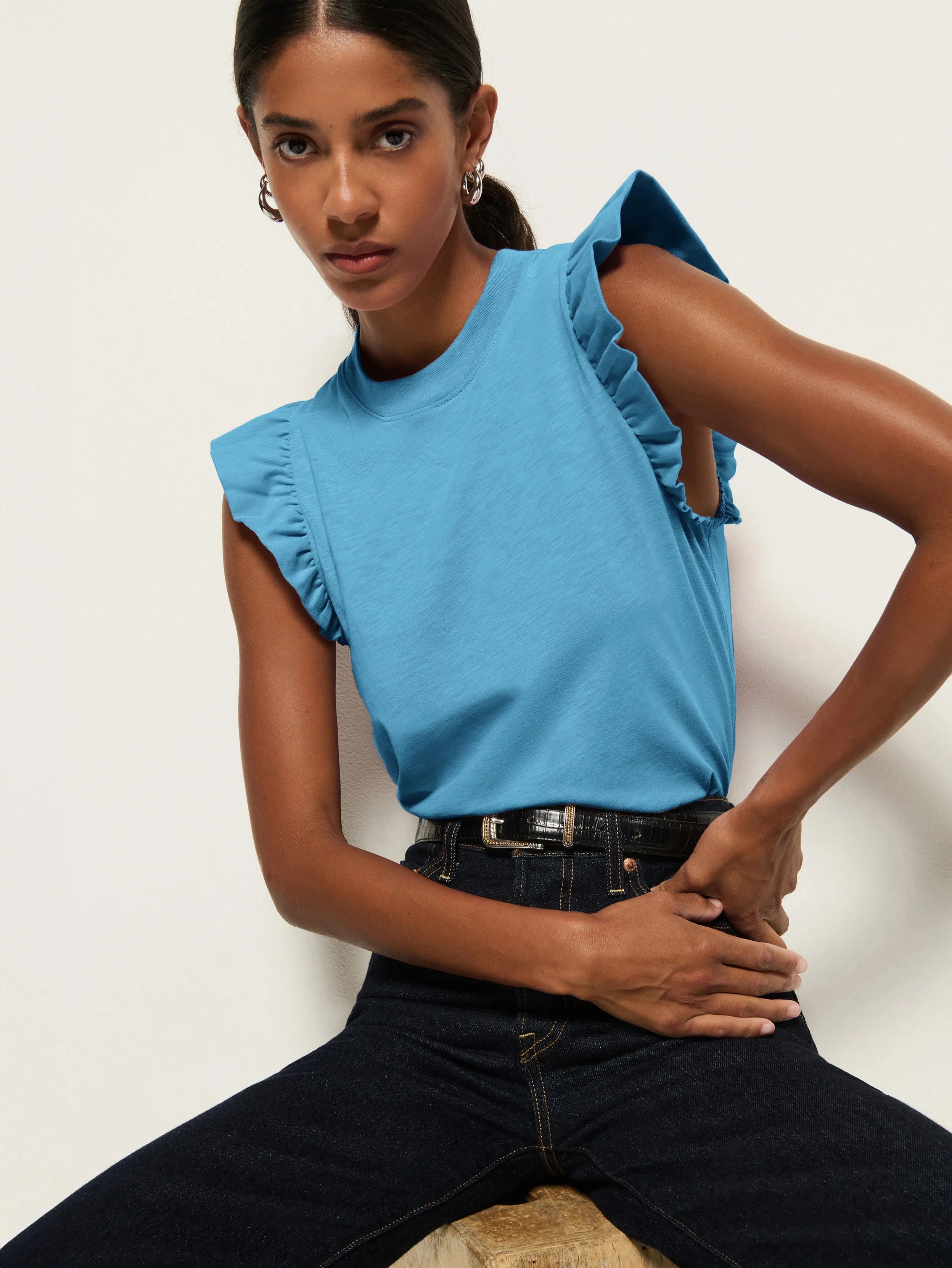 Paulette Tank Reflective details Hero Glow