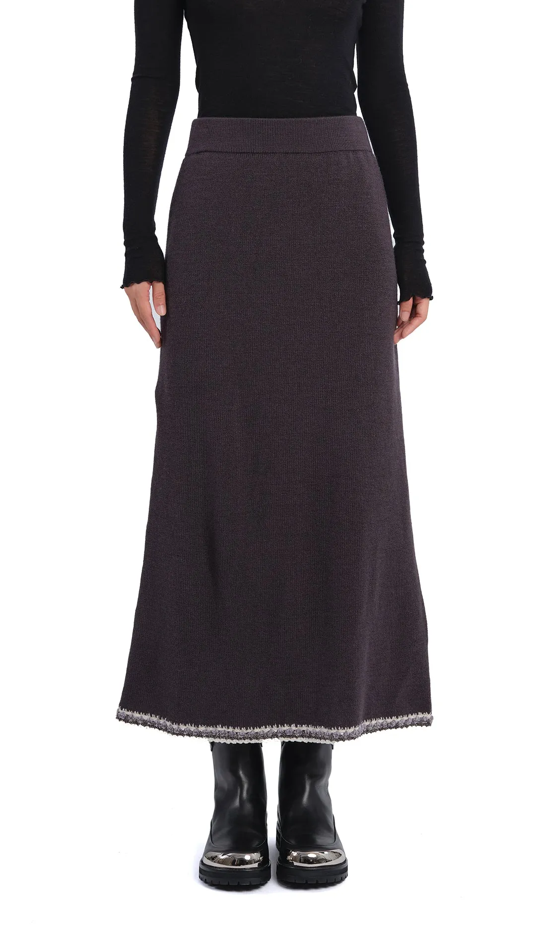 Crochet Trims Pencil Skirt Stylish Finish Light Touch