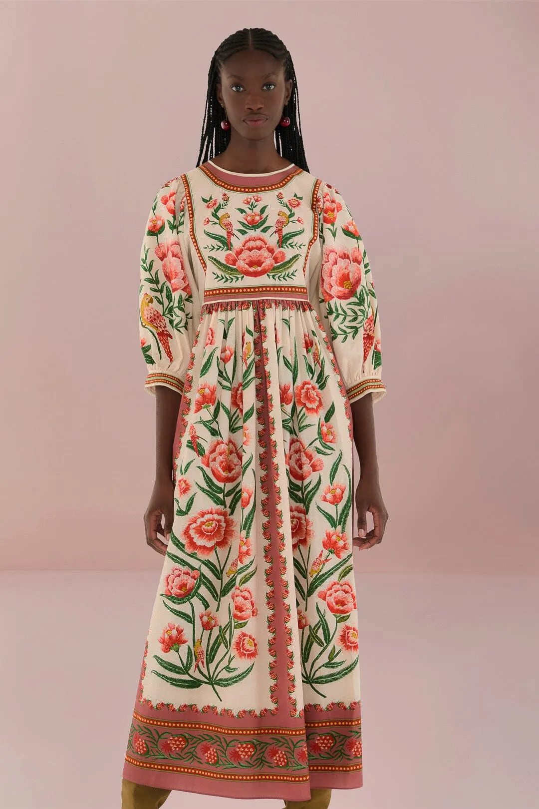 Off-White Ainika Delicate Maxi Dress Ocean Breeze
