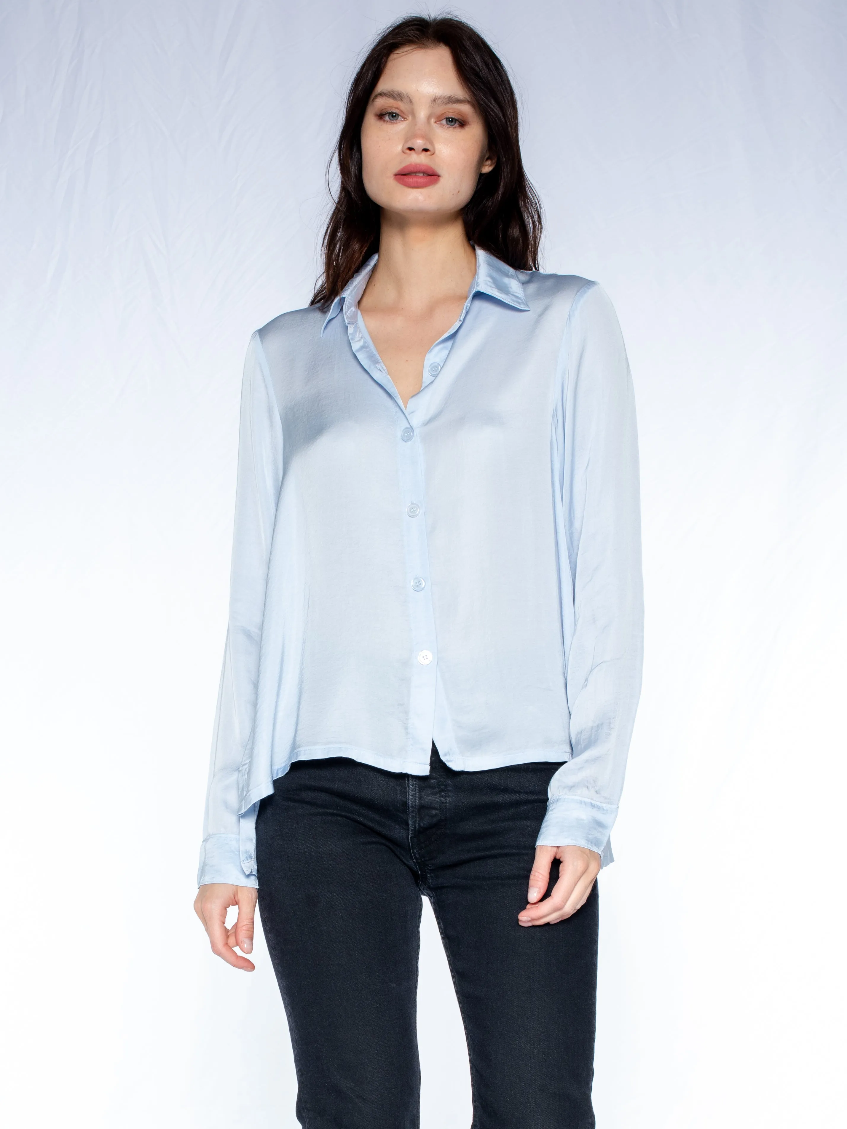 BiasCut Trims Shifted Trapeze L/S Shirt