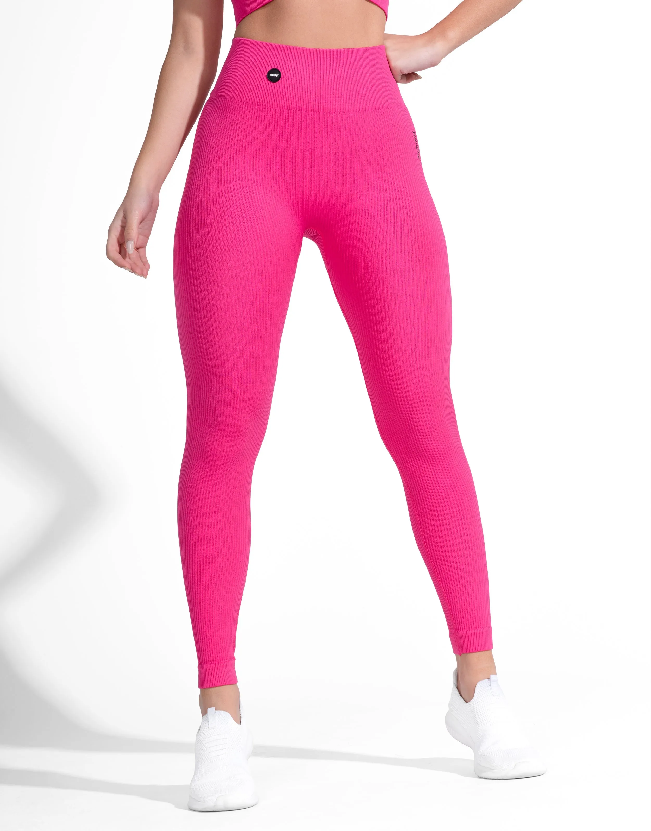 BASIC SOLID PINK SEAMLESS Extra Soft Fitness Lover