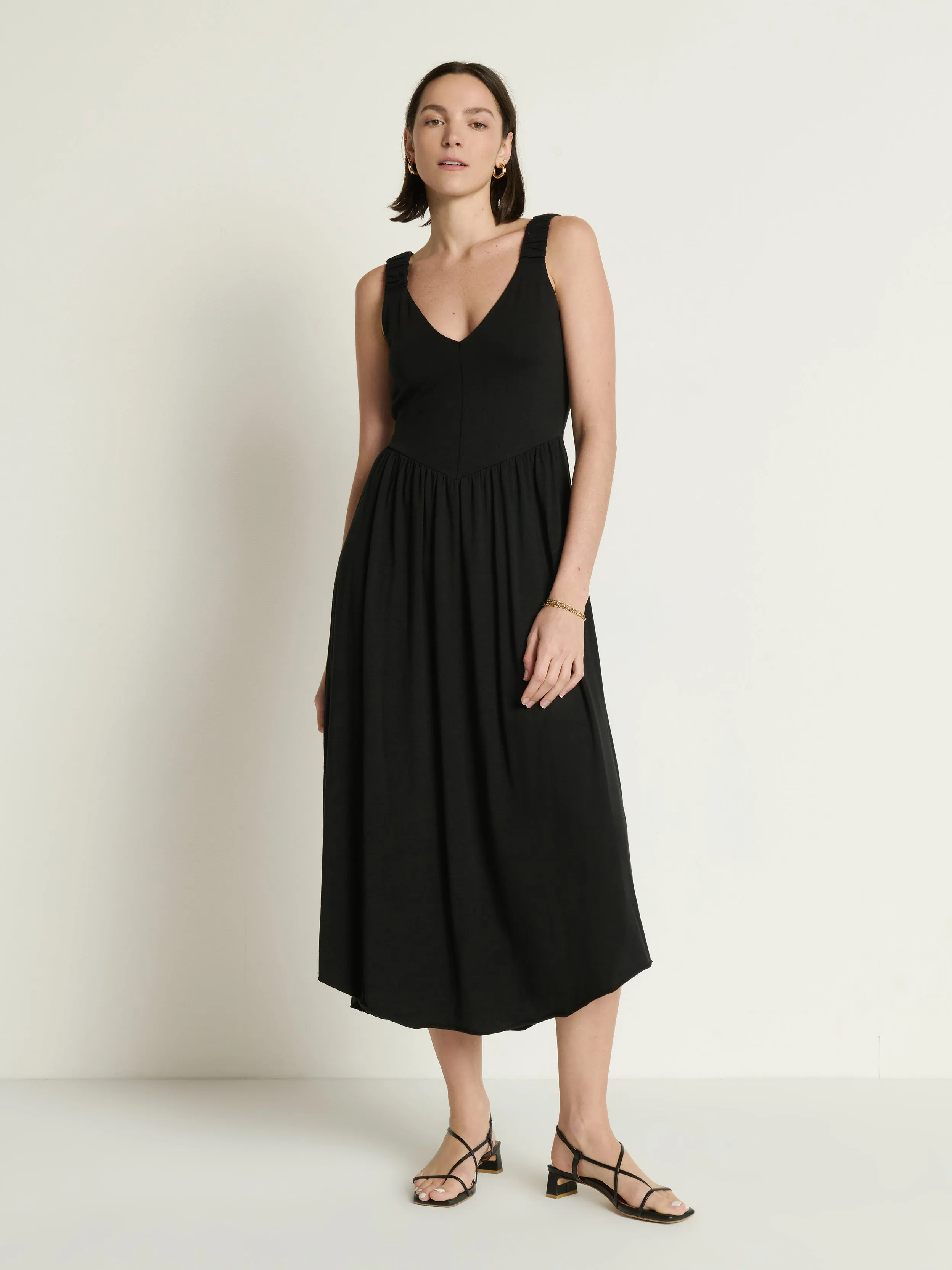 Celine Midi Dress Hypoallergenic Fibers
