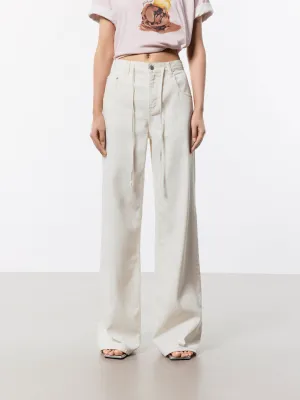Relaxed Fit Drawstring Jeans No Fade Look High Quality Classic Wear Earthy