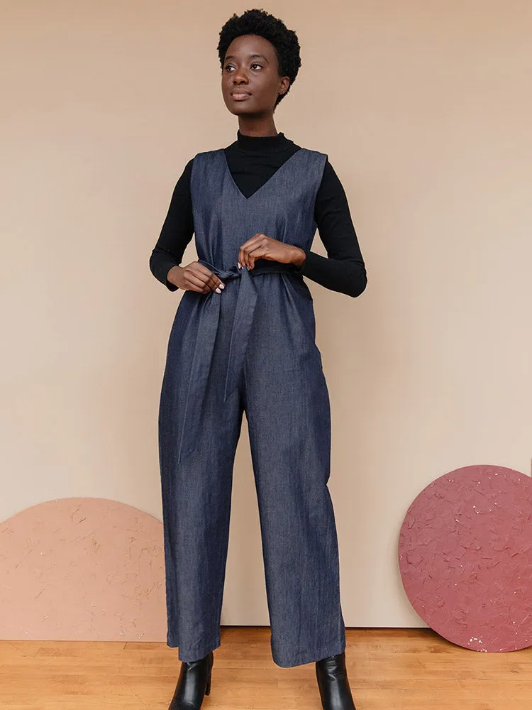 yoga mode Jaipur Denim Jumpsuit - Blue Denim