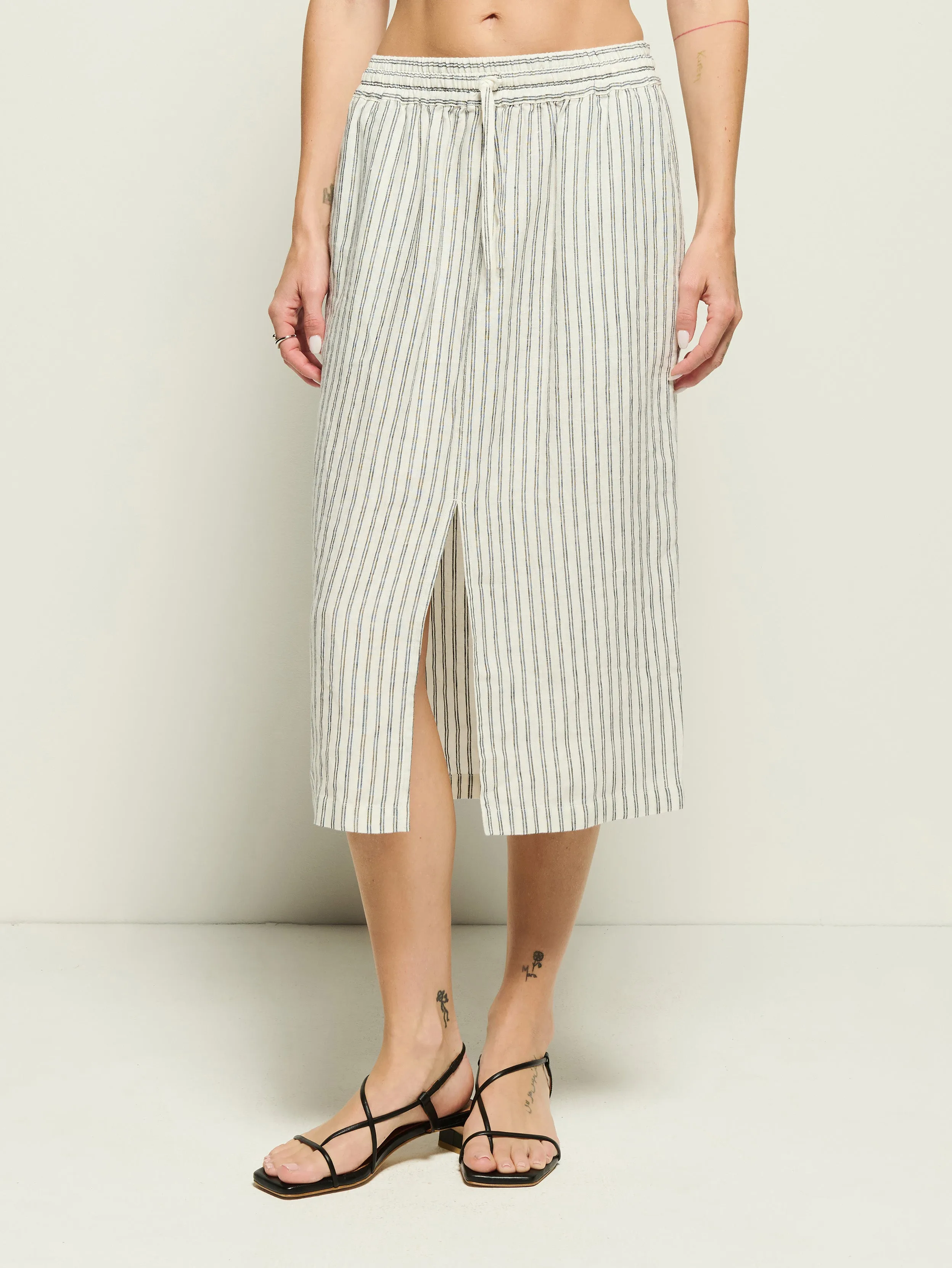Detachable Tie Maisie Midi Skirt