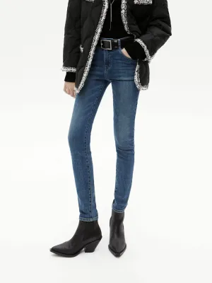 Couple Look Office Wear Stretch High Waist Skinny Jeans