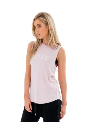 HARKNESS LUXE MUSCLE TEE - PINK single - compartment Stealthy