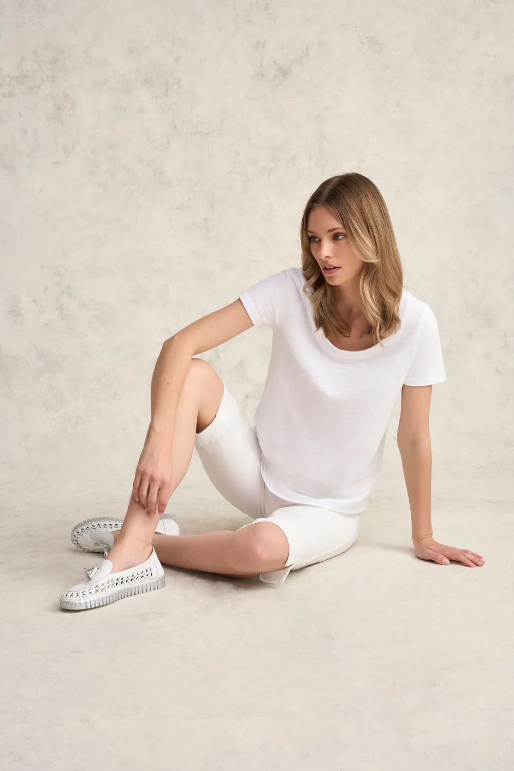 Bengajean? Short - White Casual Outfit