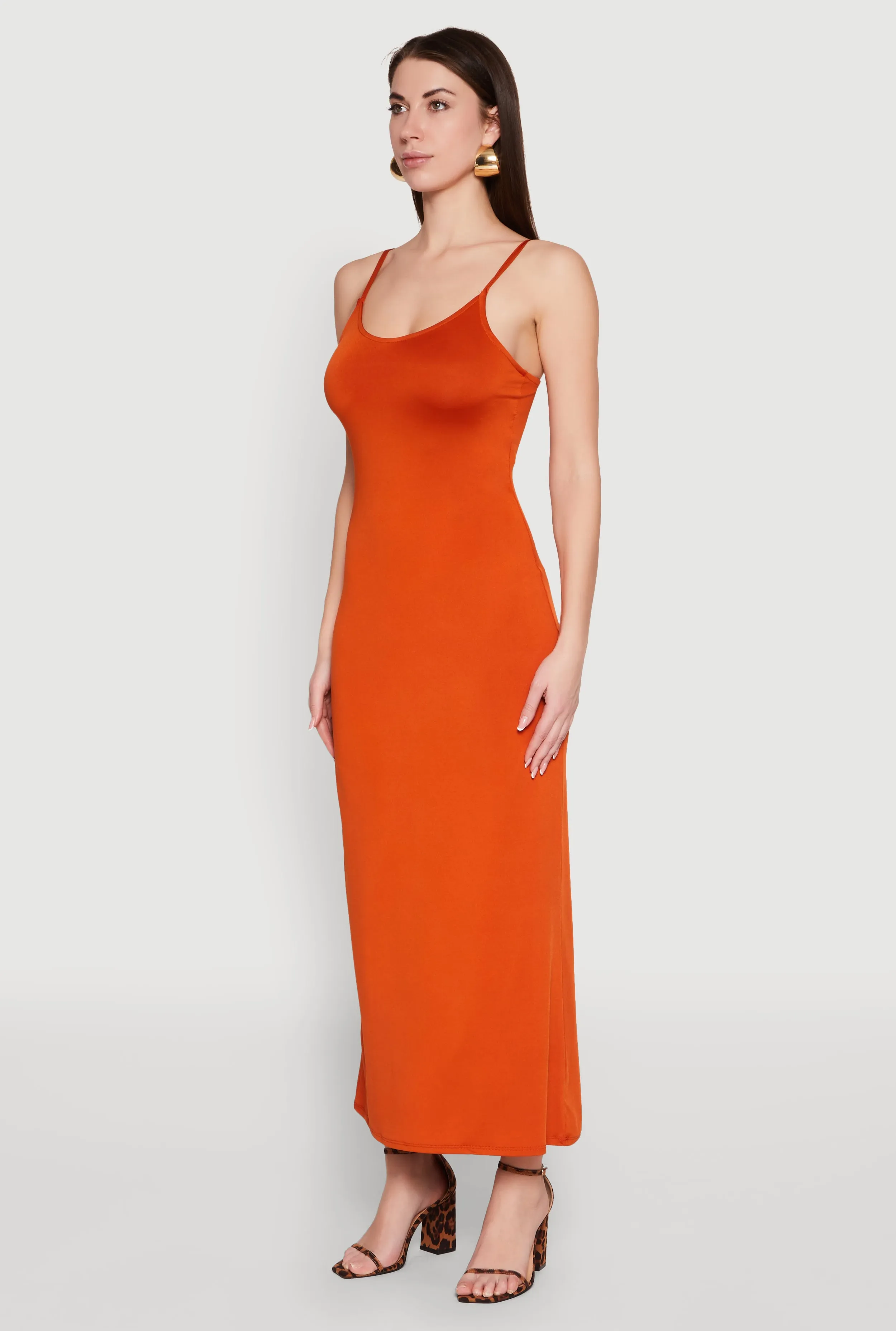 Scoop Neck Cami Maxi Dress Breezy resort wear