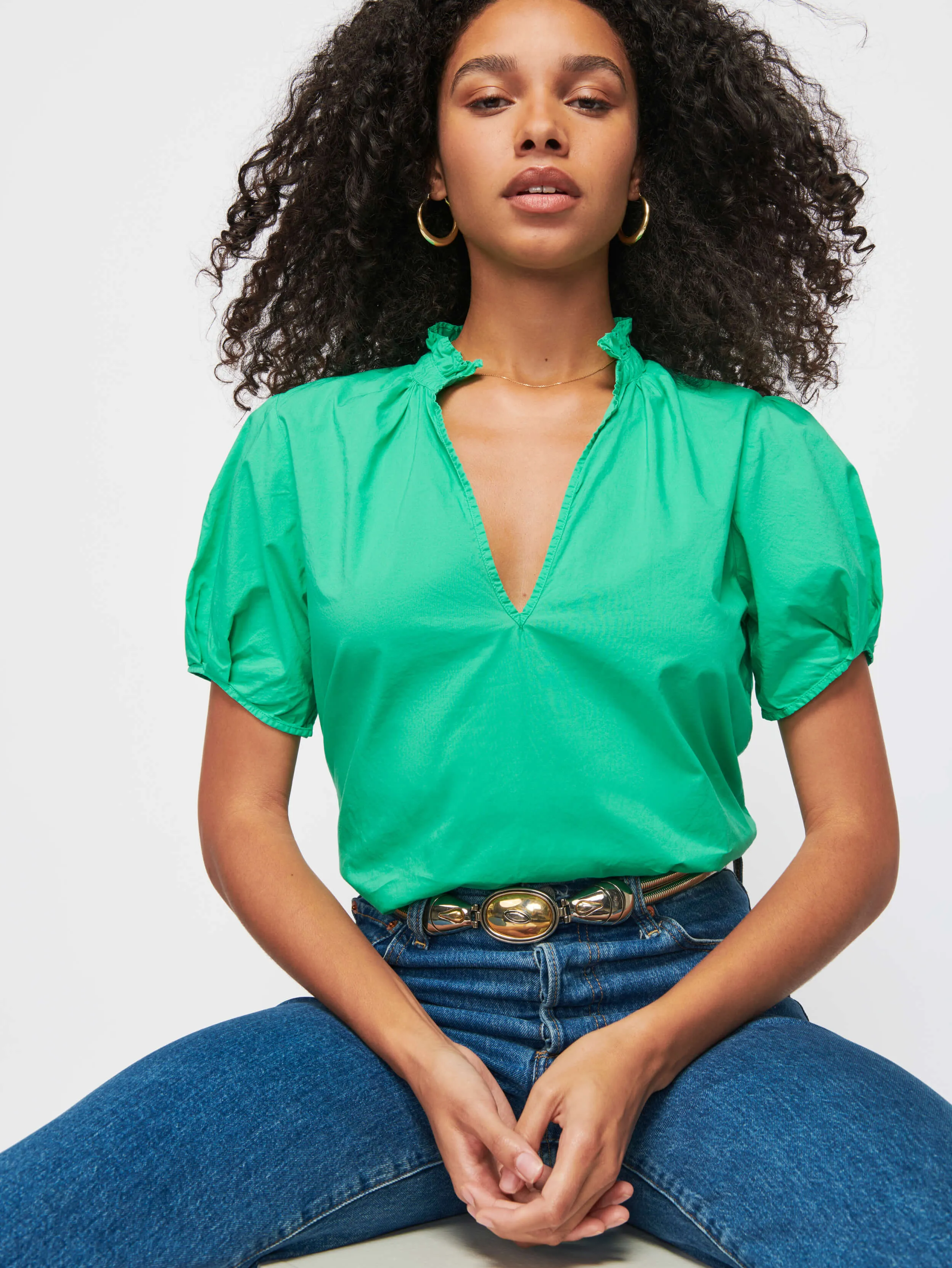 Rosanna Blouse Handmade Fit NonRestrictiveFit