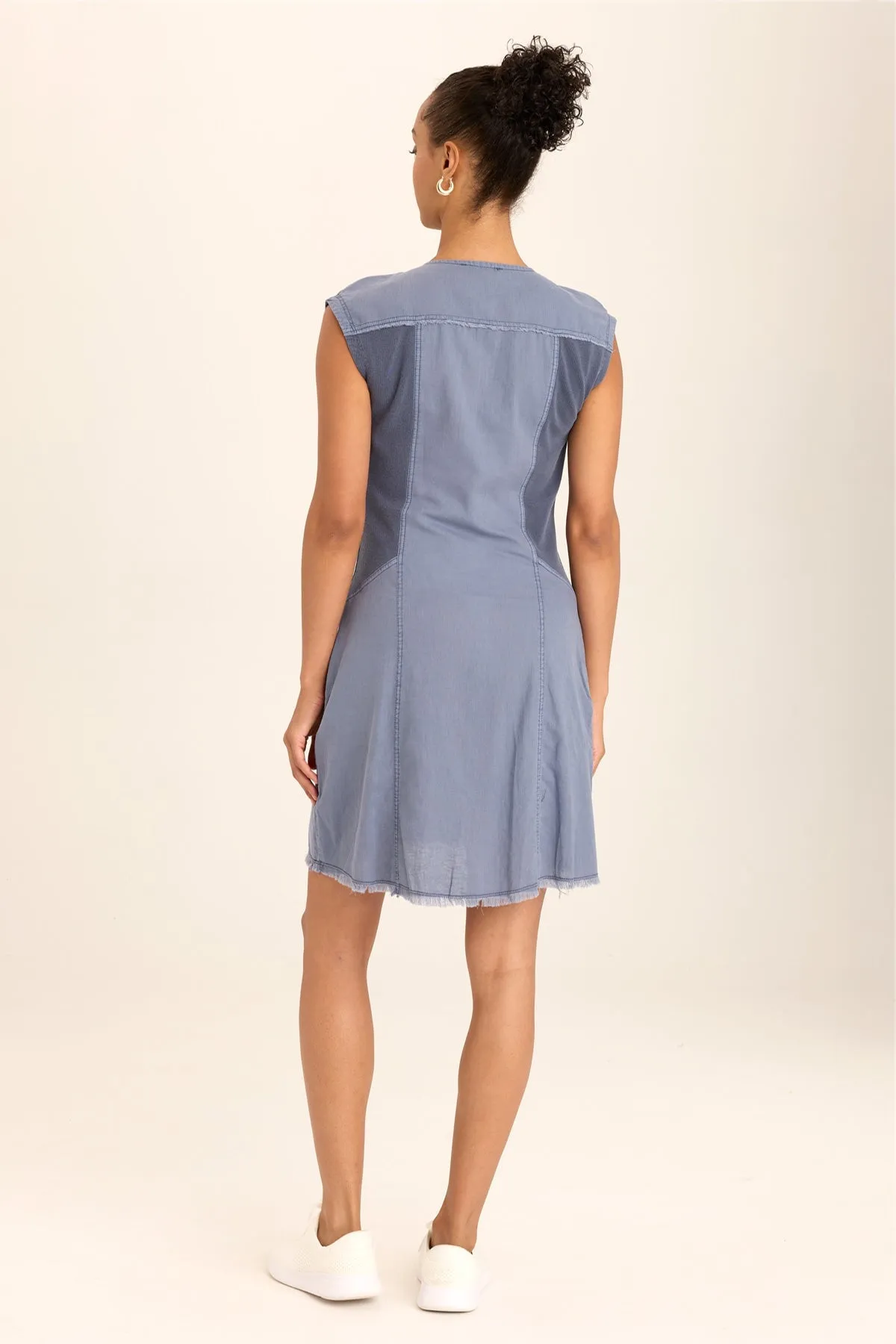 Austen Linen Mini Shirt Dress Global Cool Light Core